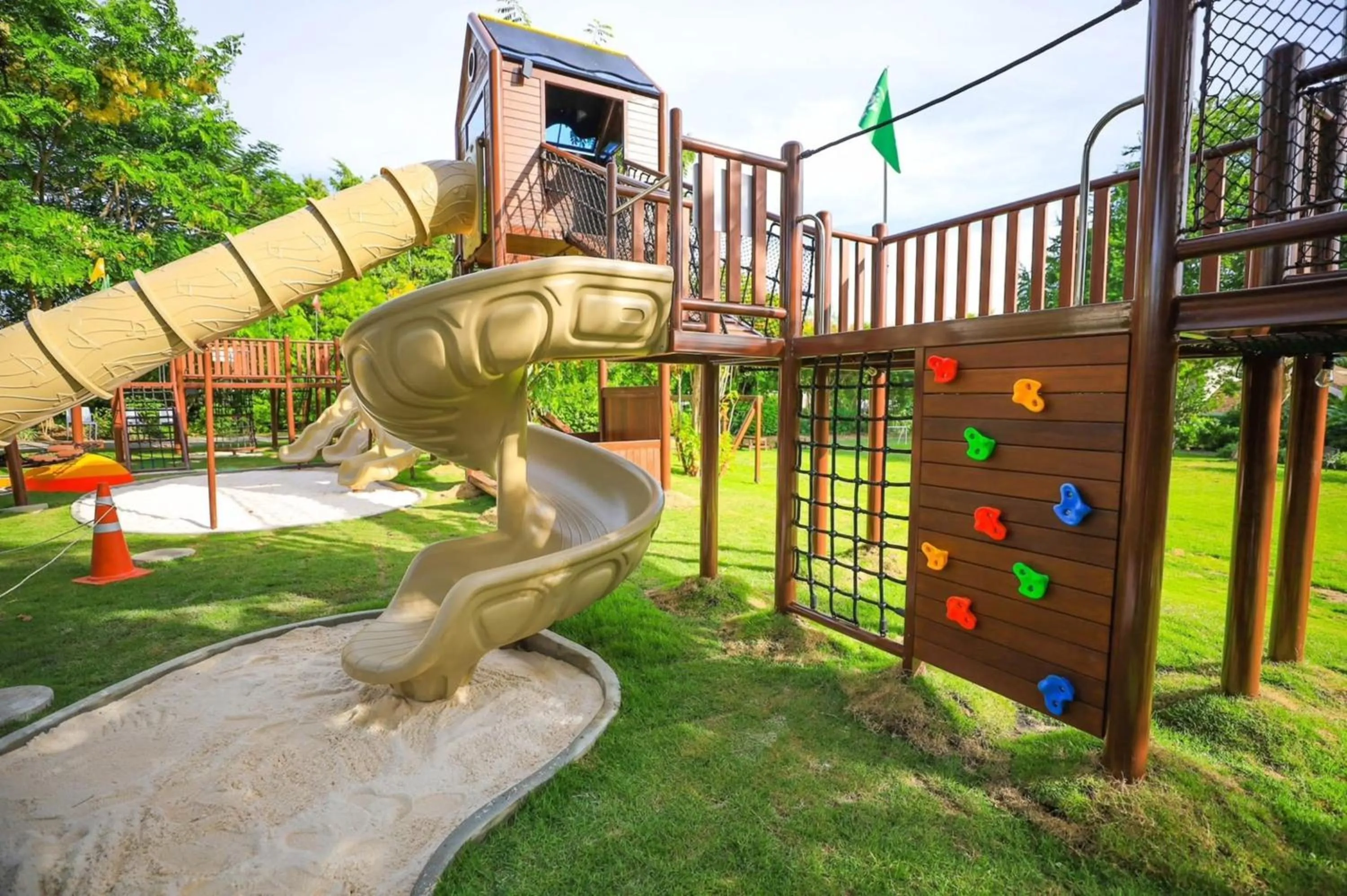 Children play ground in Balcony Courtyard Sriracha Hotel & Serviced Apartments