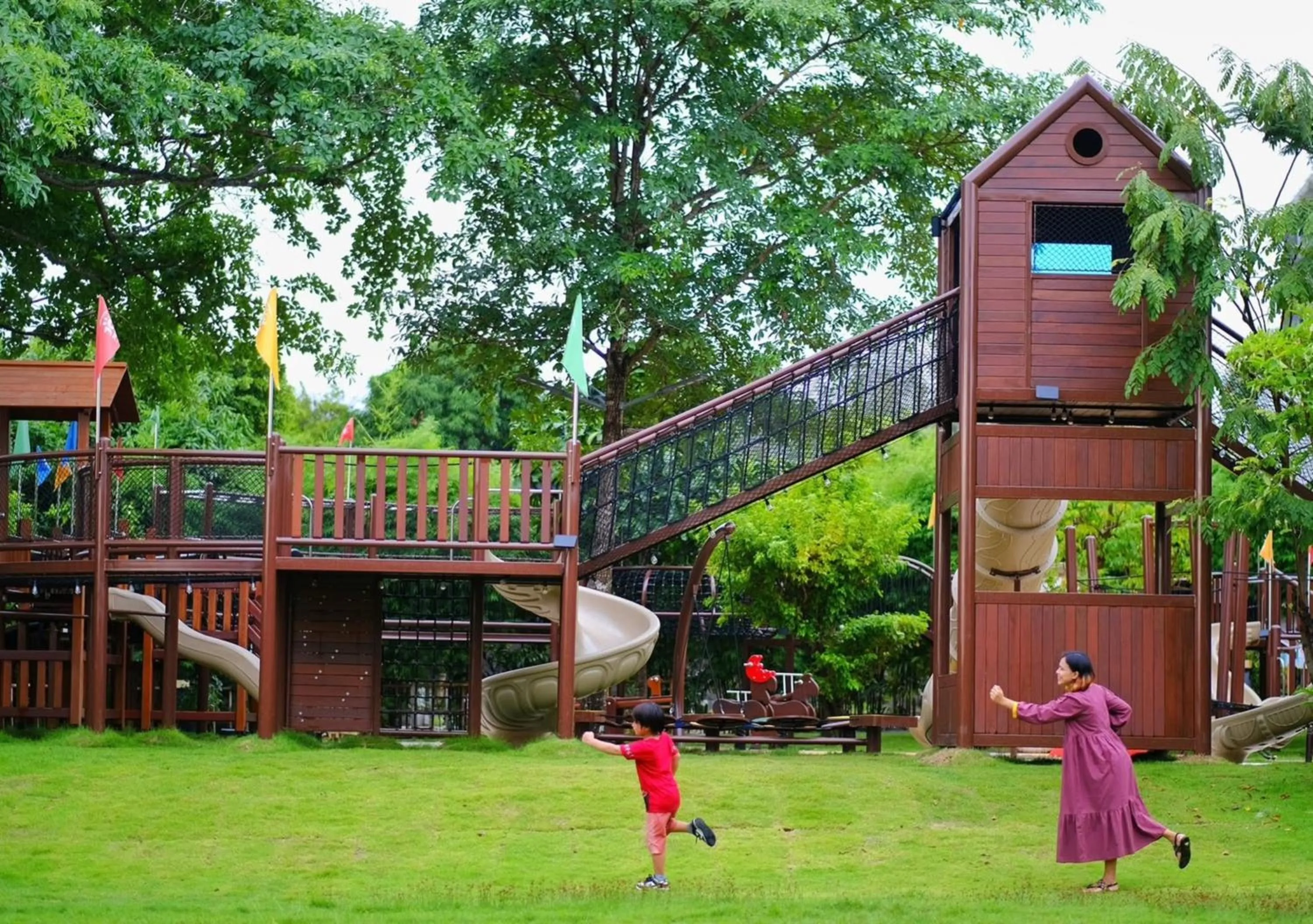 Children play ground in Balcony Courtyard Sriracha Hotel & Serviced Apartments