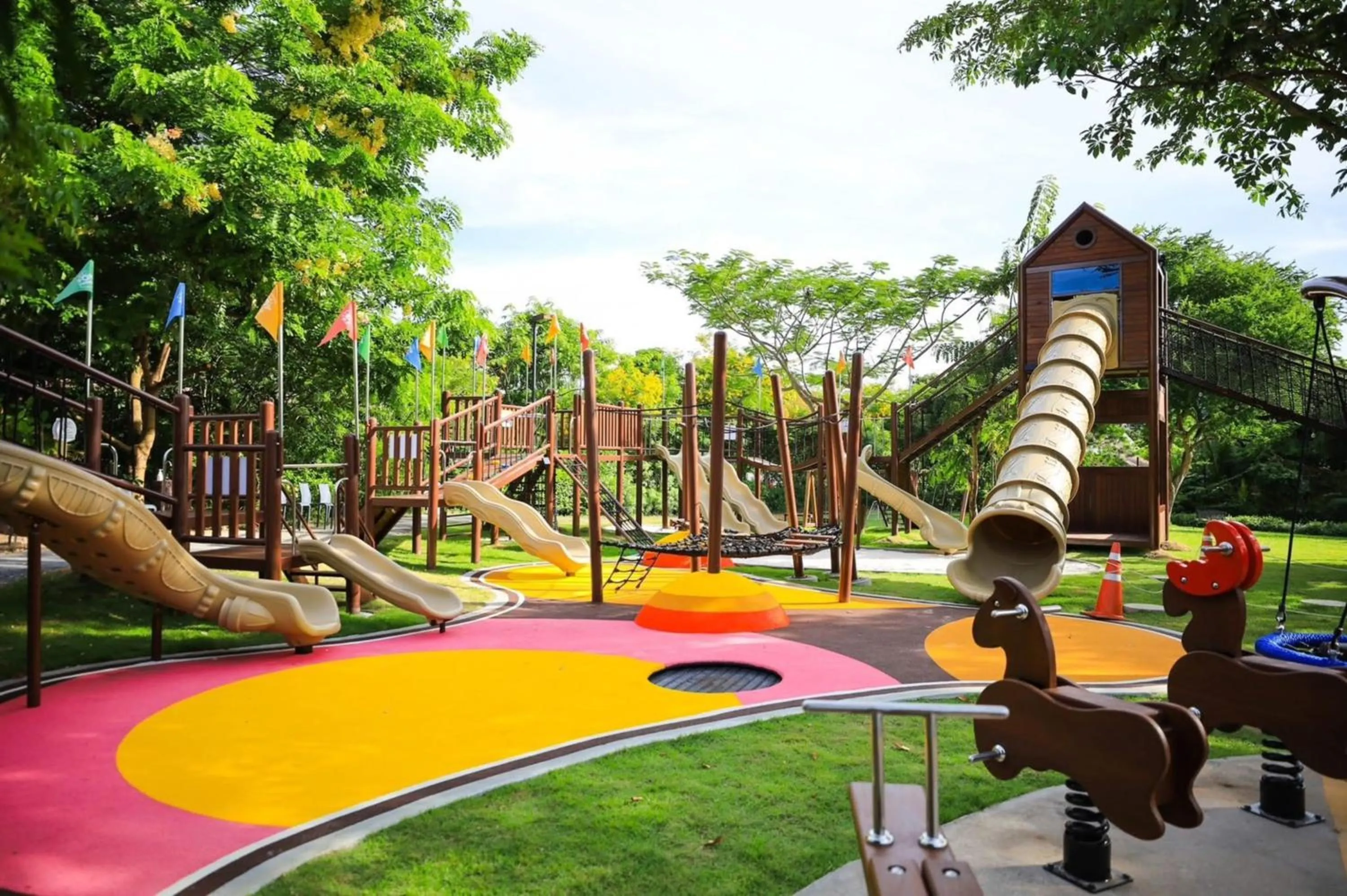 Children play ground in Balcony Courtyard Sriracha Hotel & Serviced Apartments