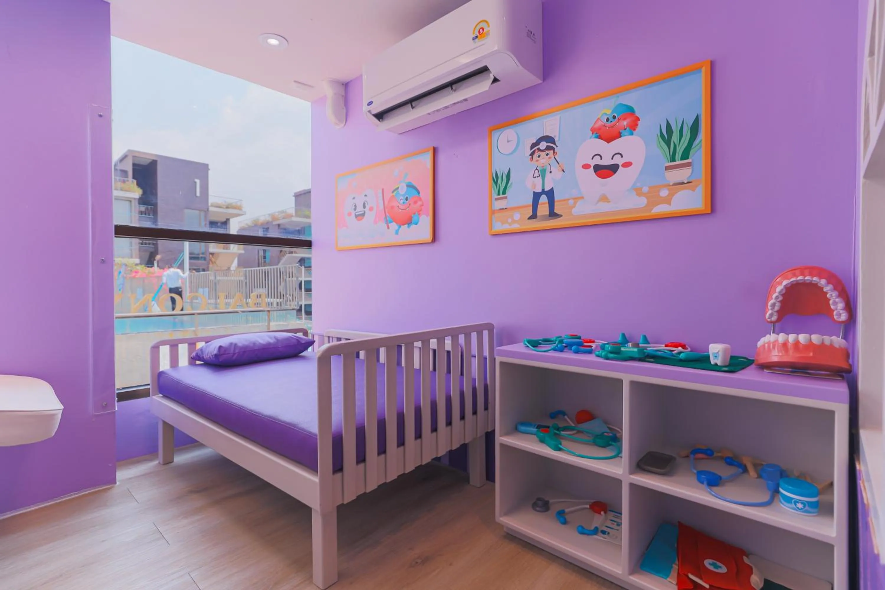 Kids's club, Bed in Balcony Courtyard Sriracha Hotel & Serviced Apartments