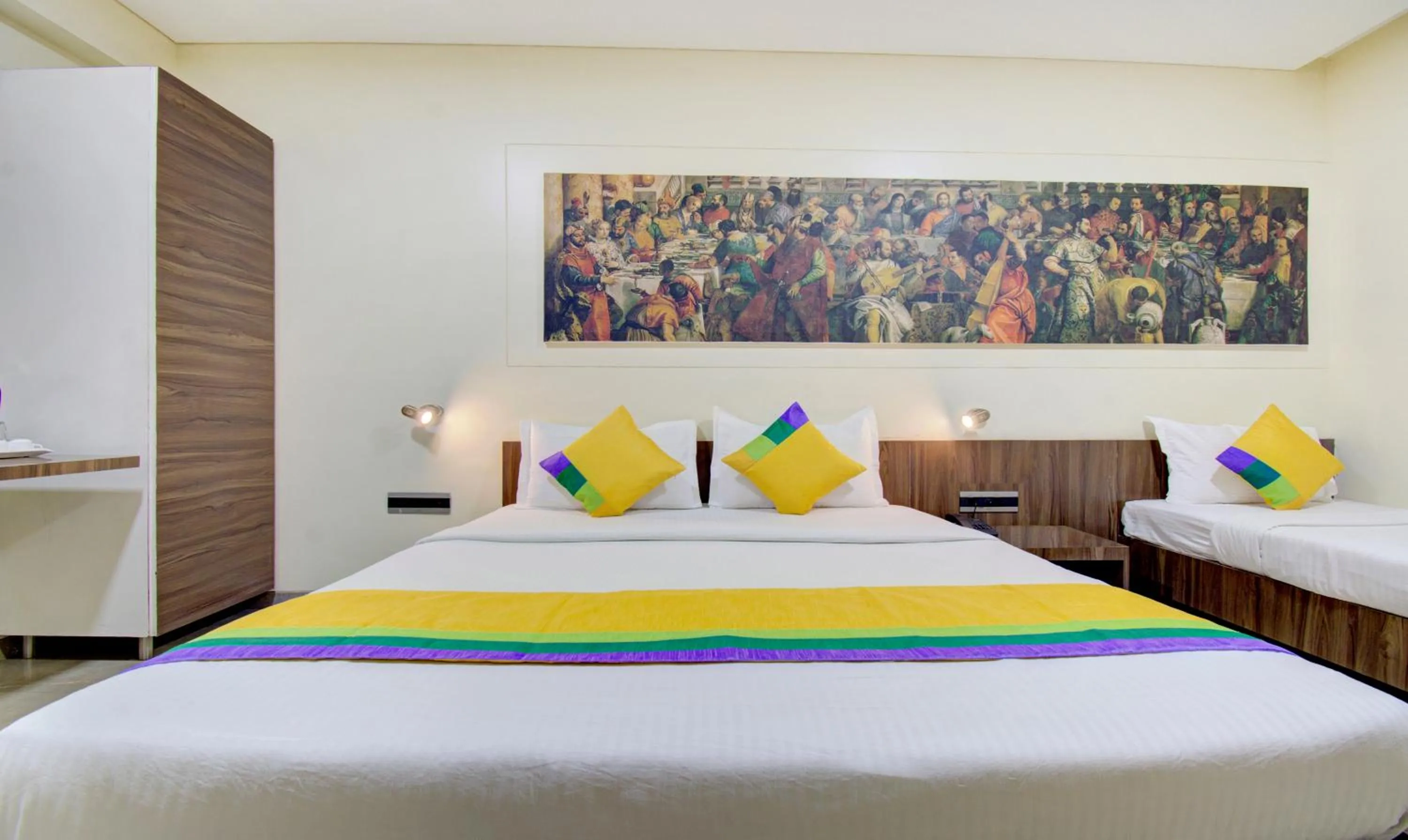 Bedroom, Bed in Treebo Lalaji's Executive