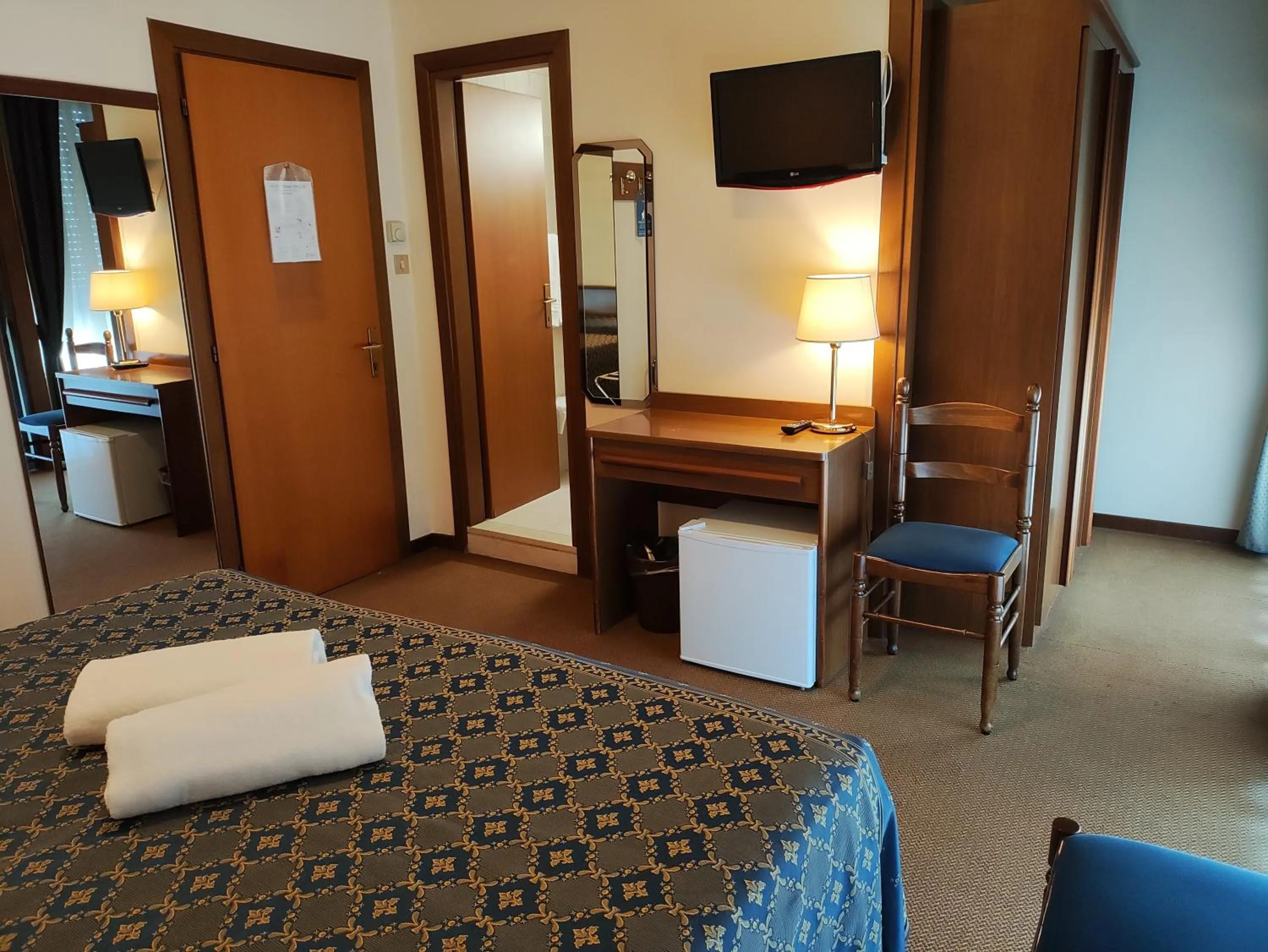 Bed in Hotel Firenze