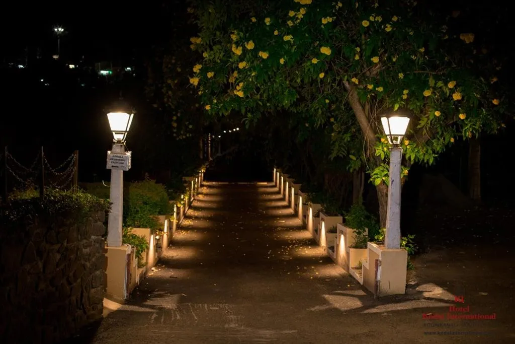Patio in Hotel Kodai International