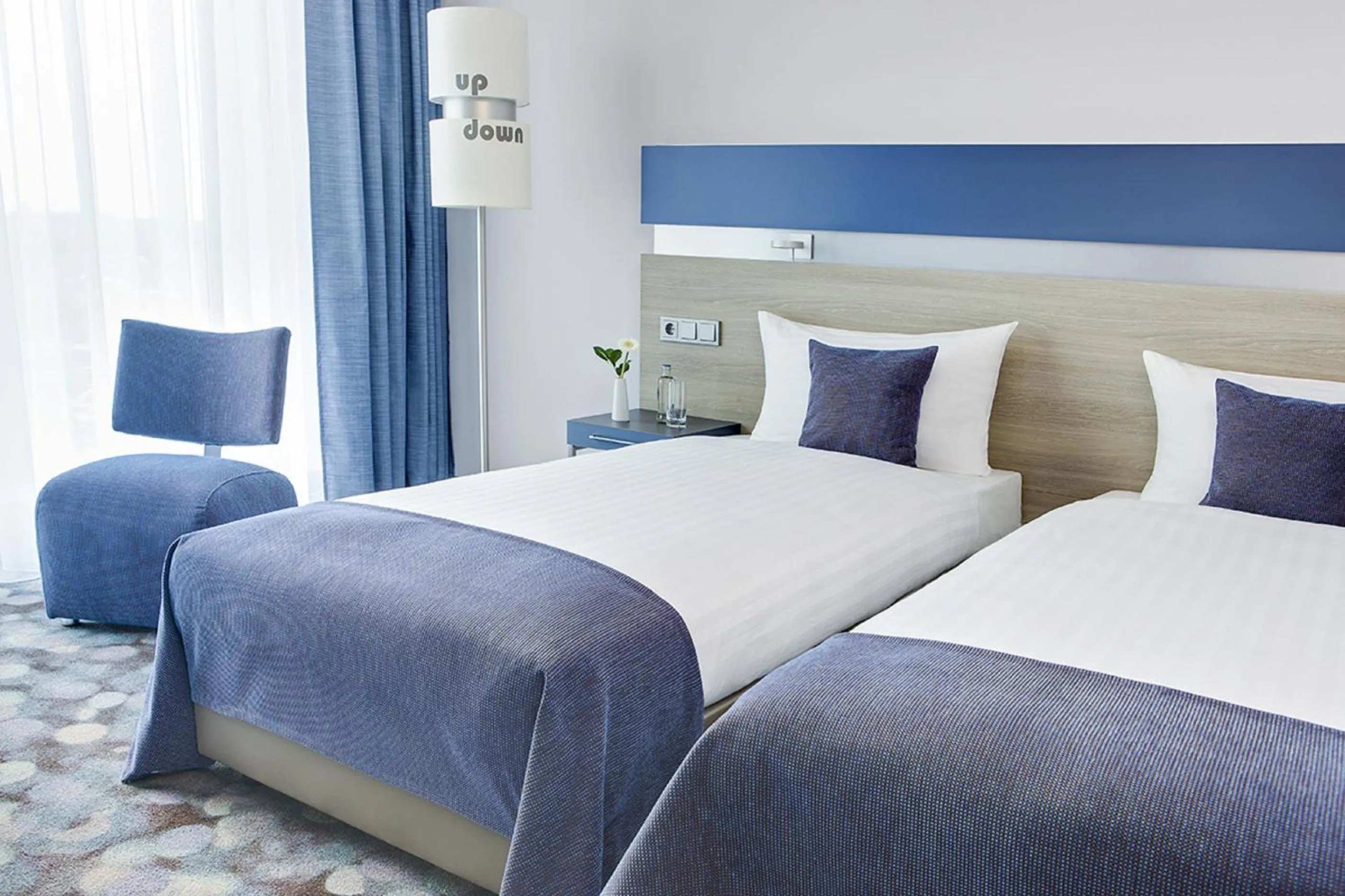 Photo of the whole room, Bed in IntercityHotel Enschede