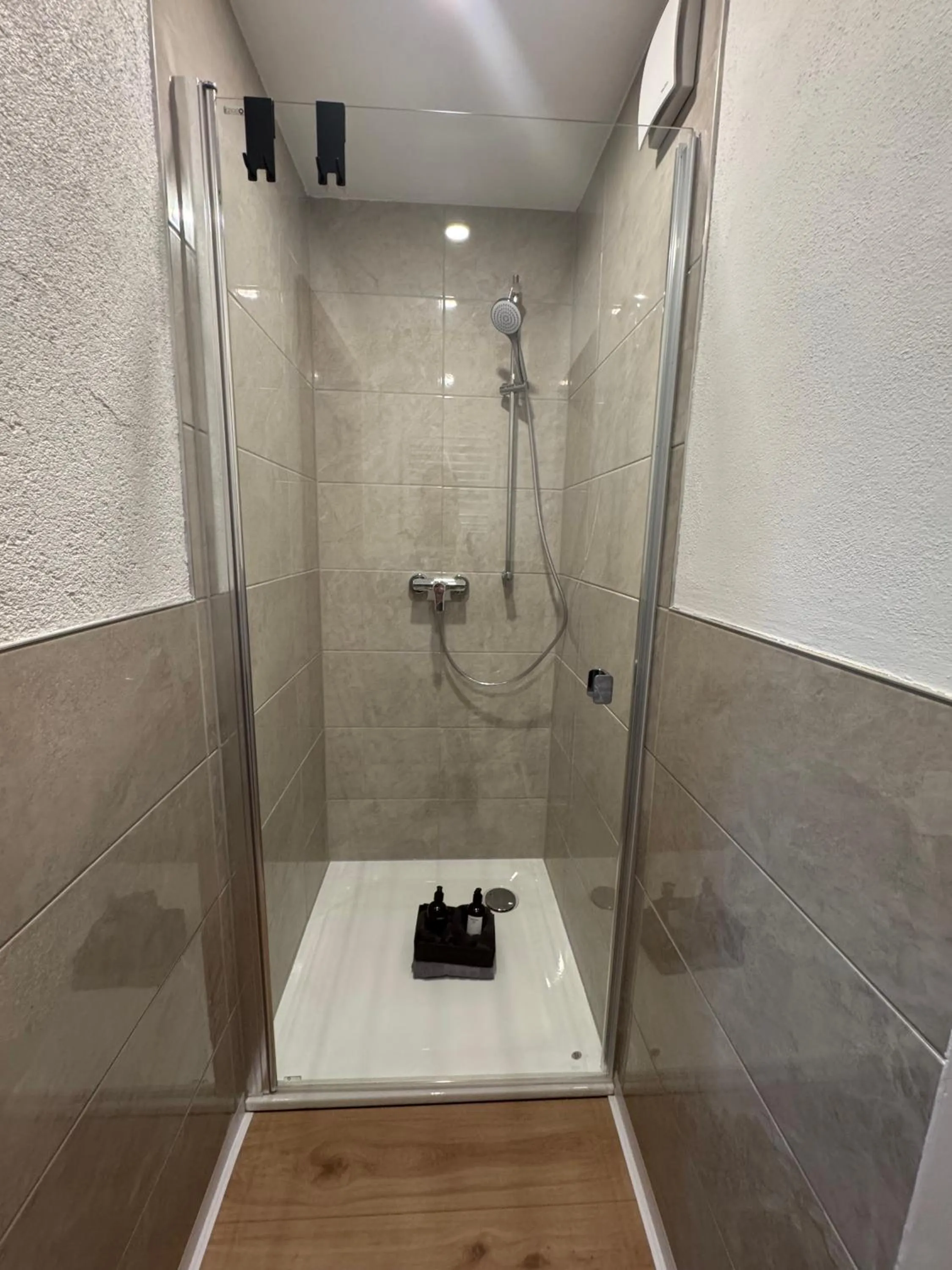 Shower in Pension und Apartment Landhaus Fricke