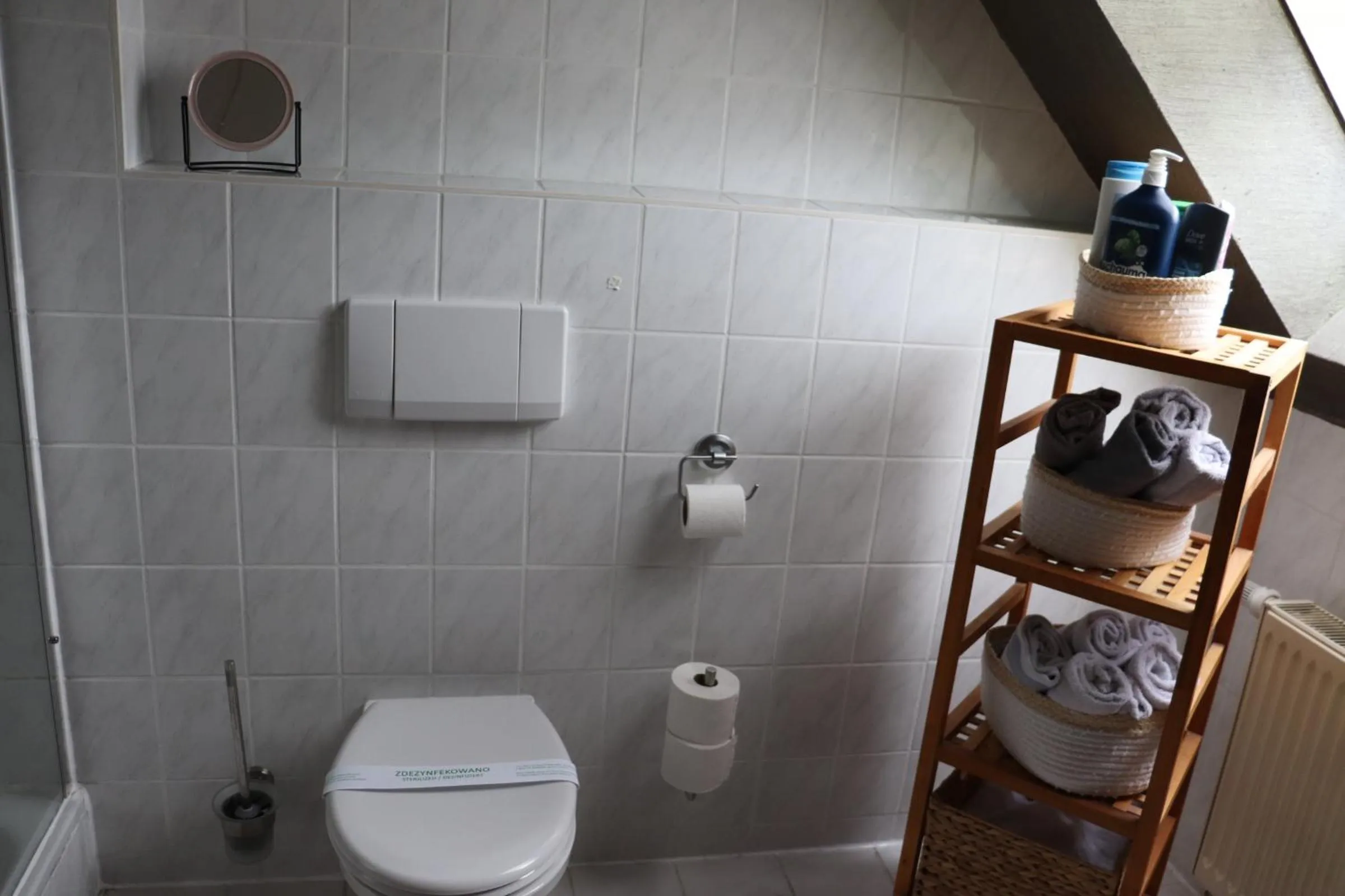 Shower in Pension und Apartment Landhaus Fricke