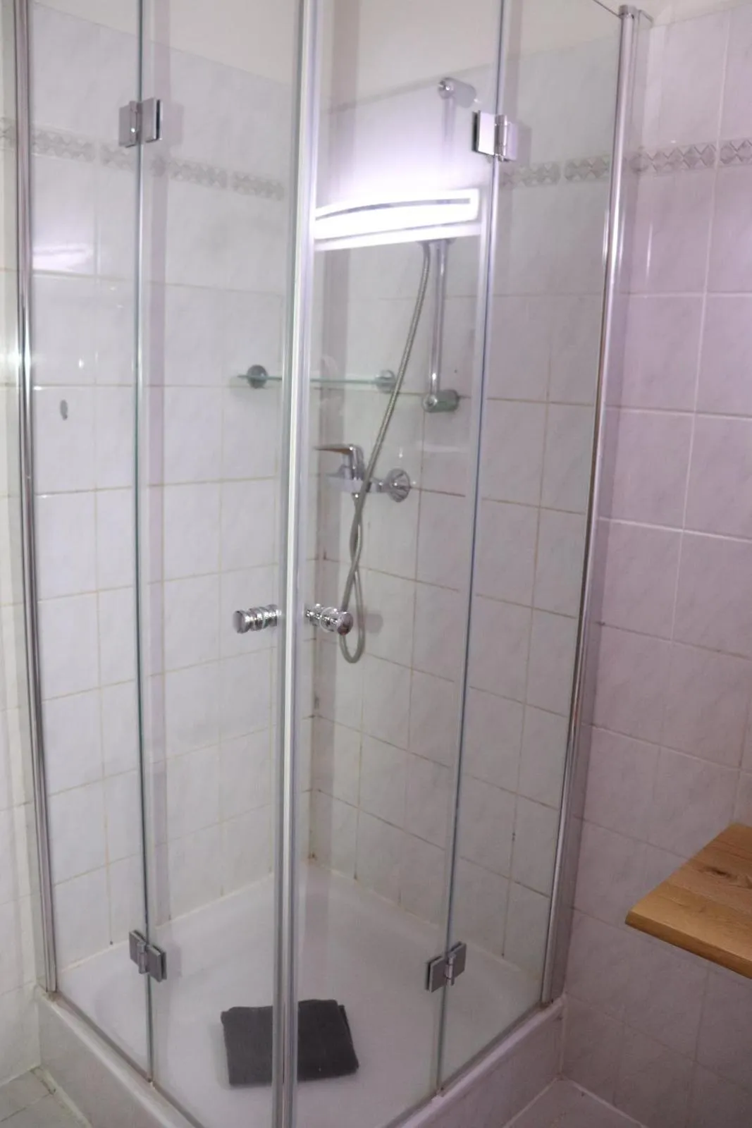Shower in Pension und Apartment Landhaus Fricke