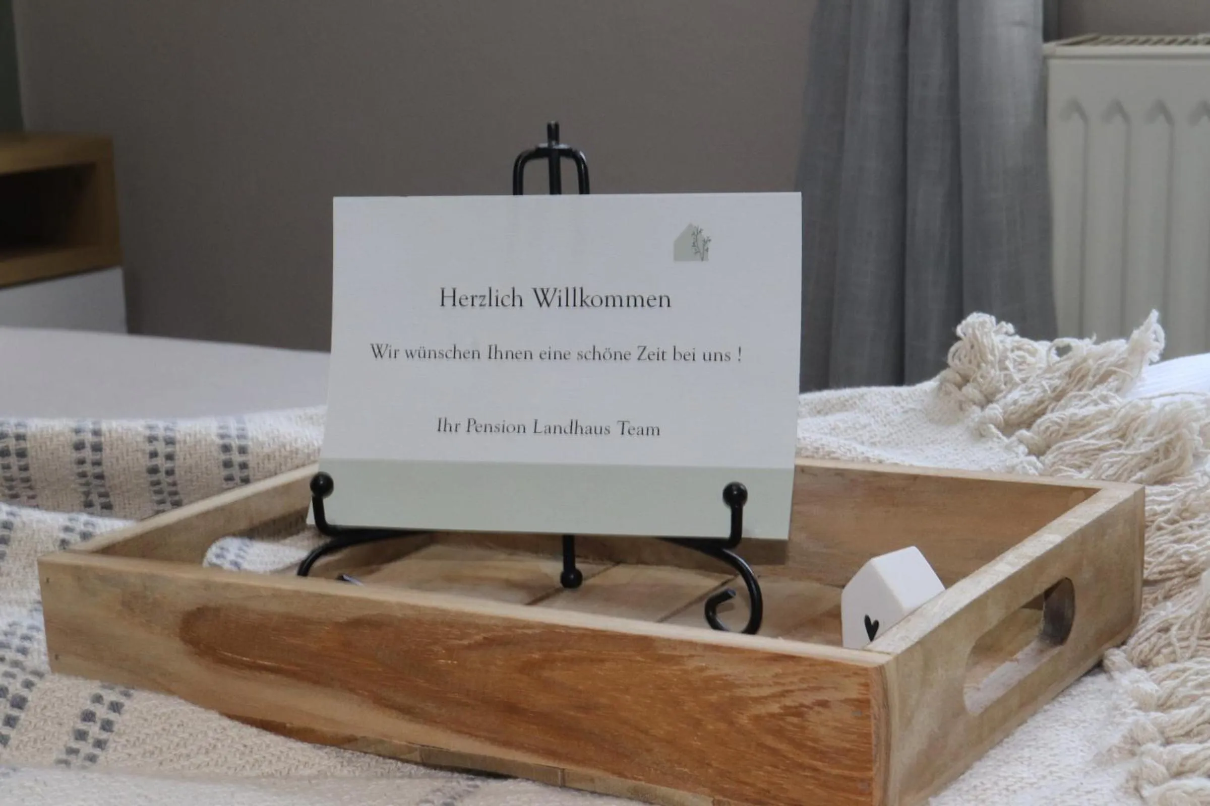 Bed in Pension und Apartment Landhaus Fricke