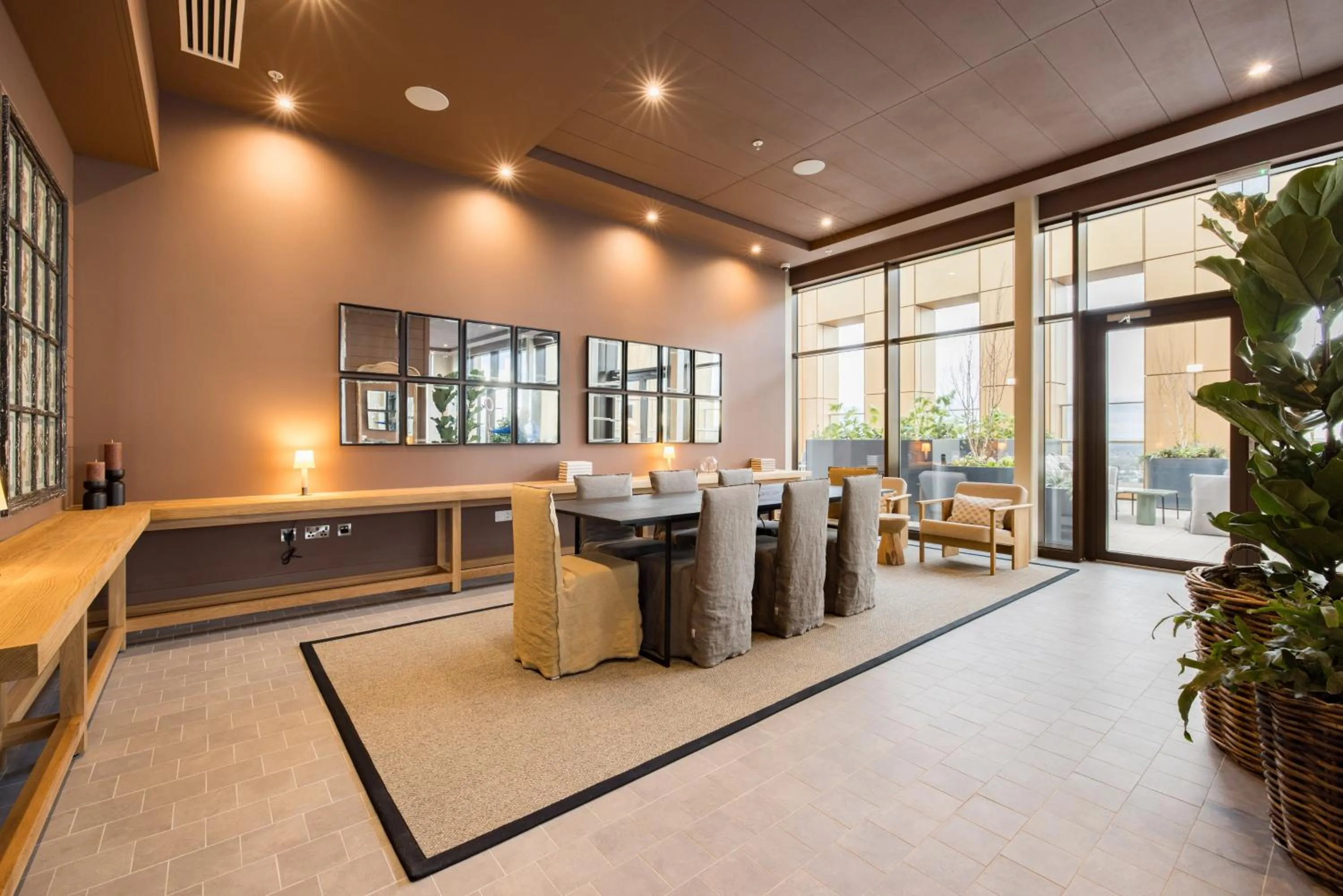 Communal kitchen in Charles Hope London Greenford