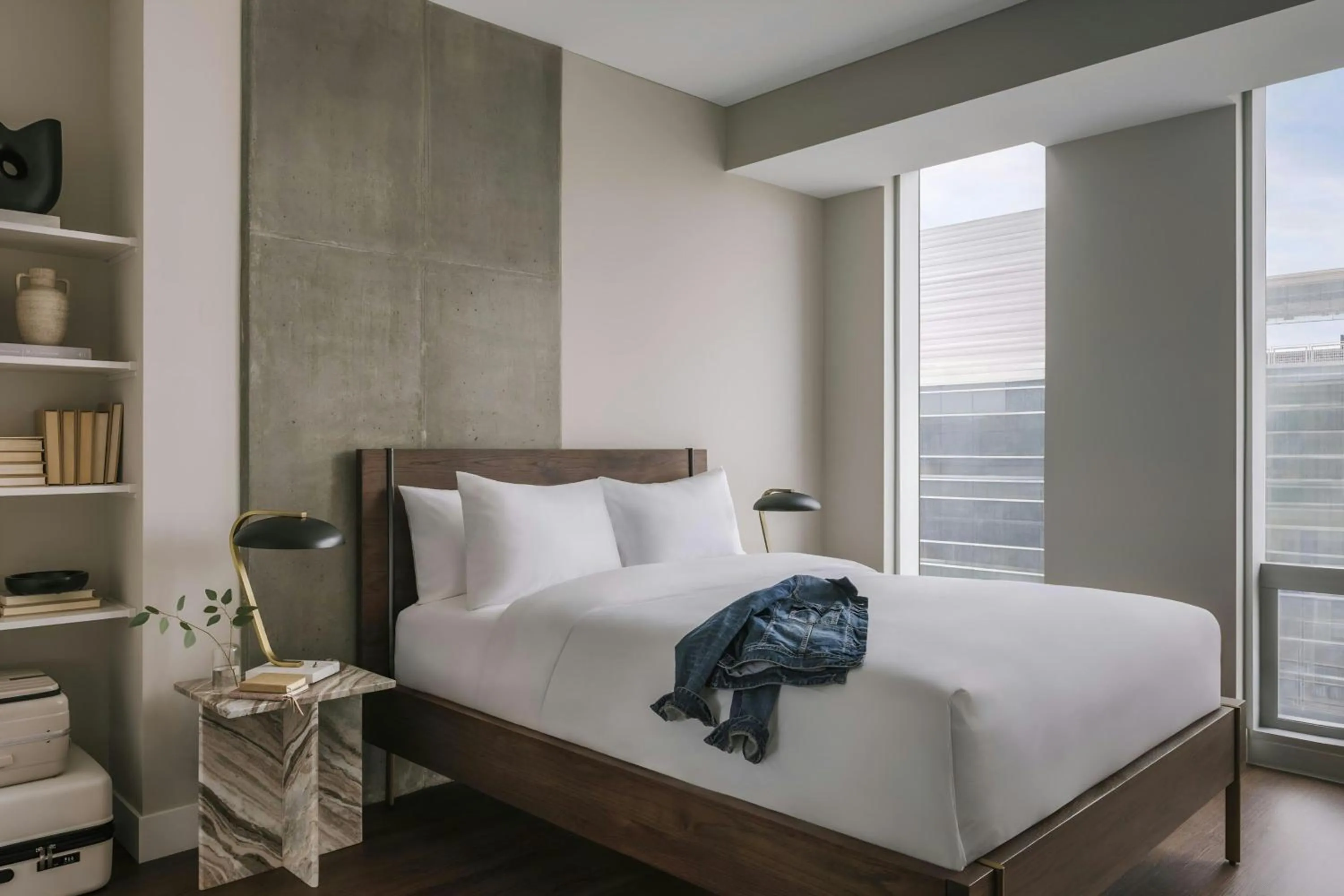 Bedroom, Bed in Sonder by Marriott Bonvoy North Loop Green Apartments North Loop