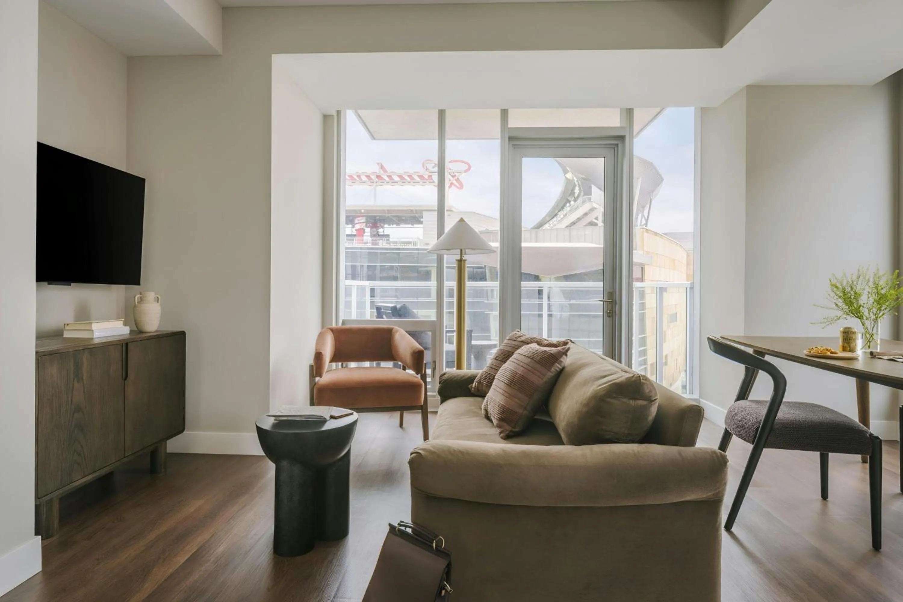 Living room in Sonder by Marriott Bonvoy North Loop Green Apartments North Loop