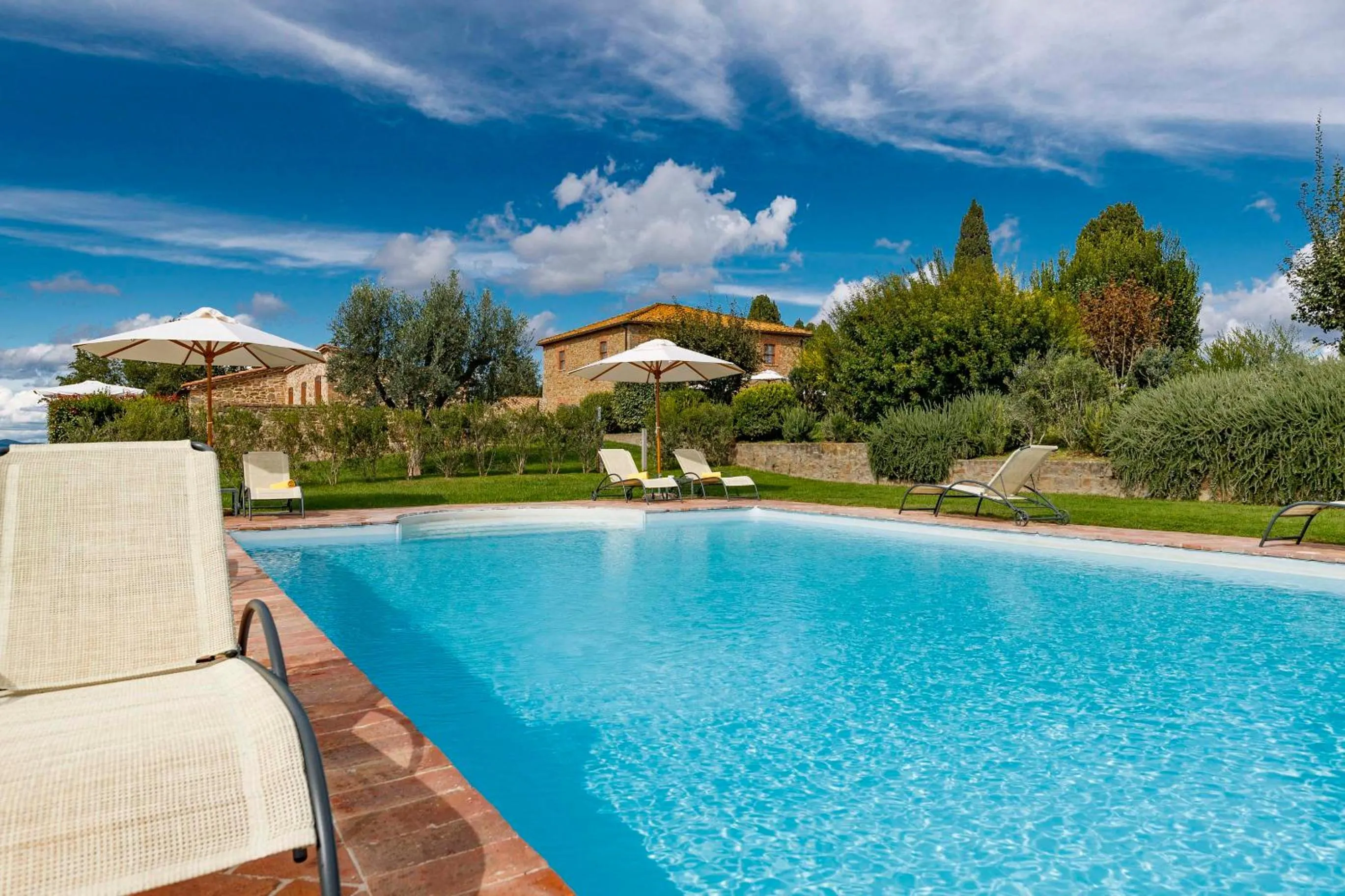 Pool view in Wine Relais In Montecucco - ColleMassari Hospitality