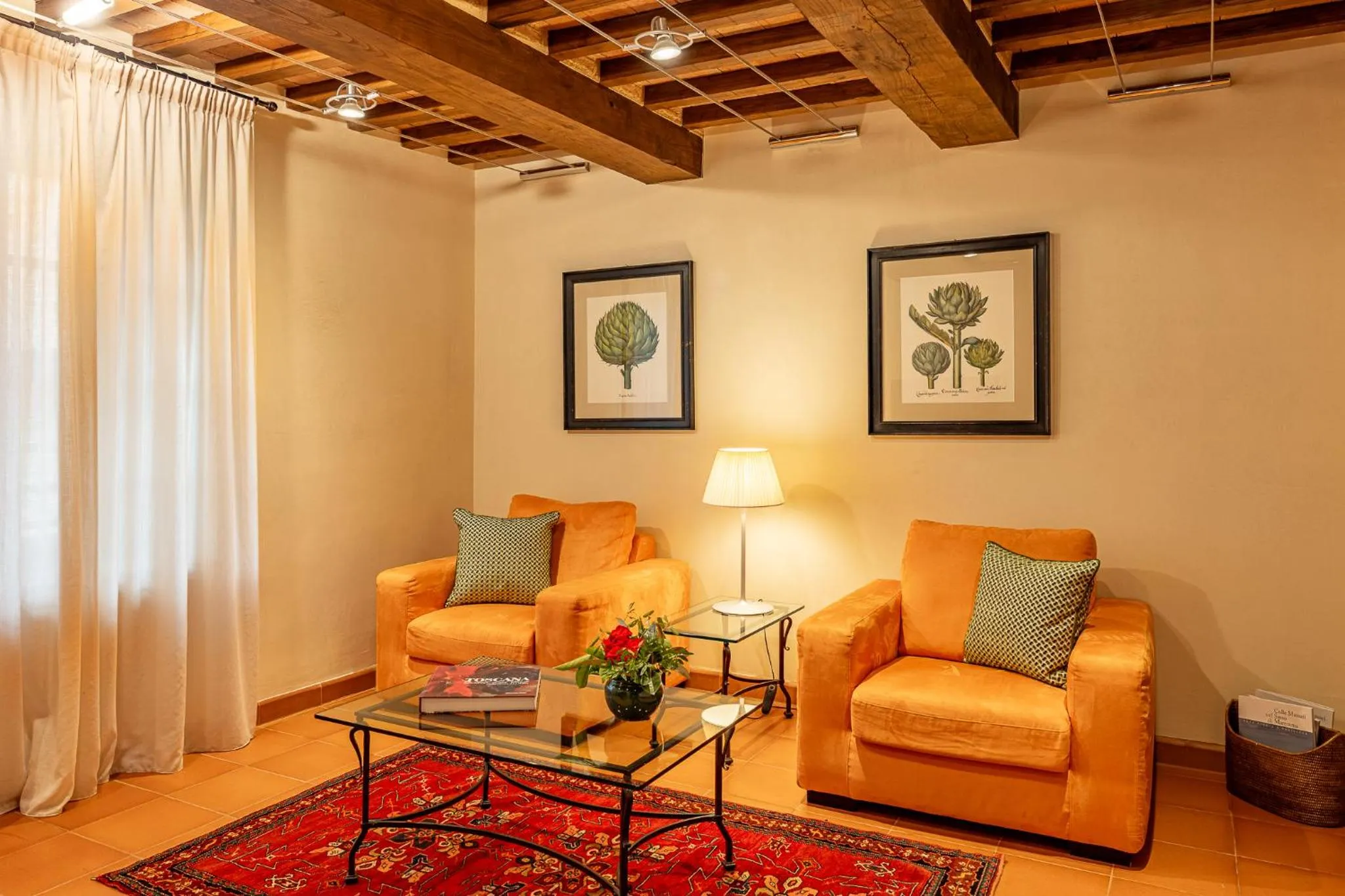 Living room in Wine Relais In Montecucco - ColleMassari Hospitality