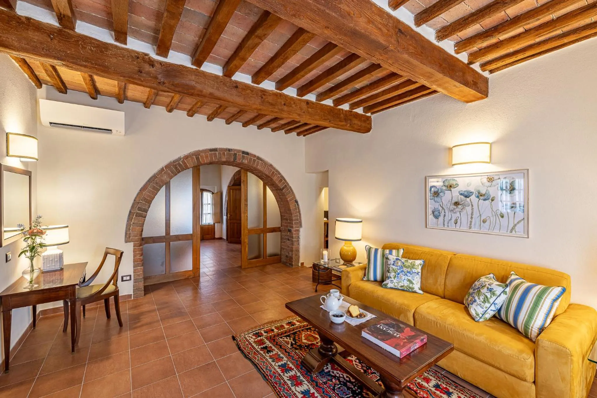 Living room in Wine Relais In Montecucco - ColleMassari Hospitality