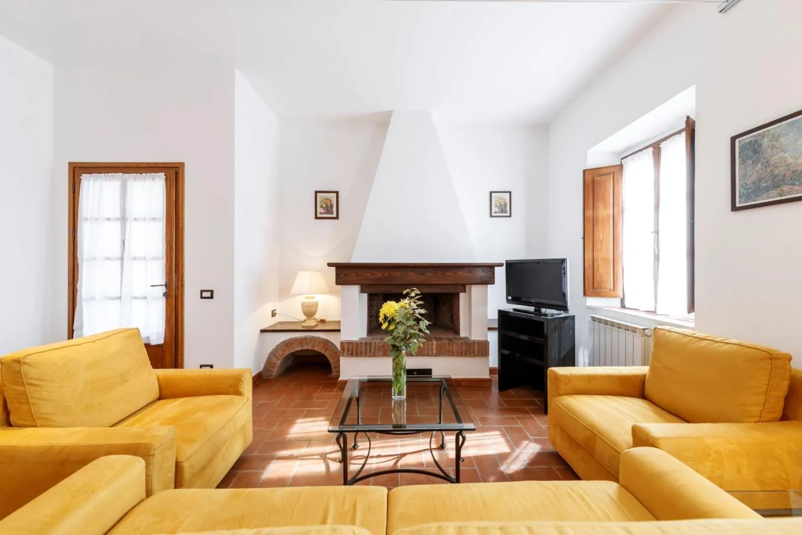Living room in Wine Relais In Montecucco - ColleMassari Hospitality