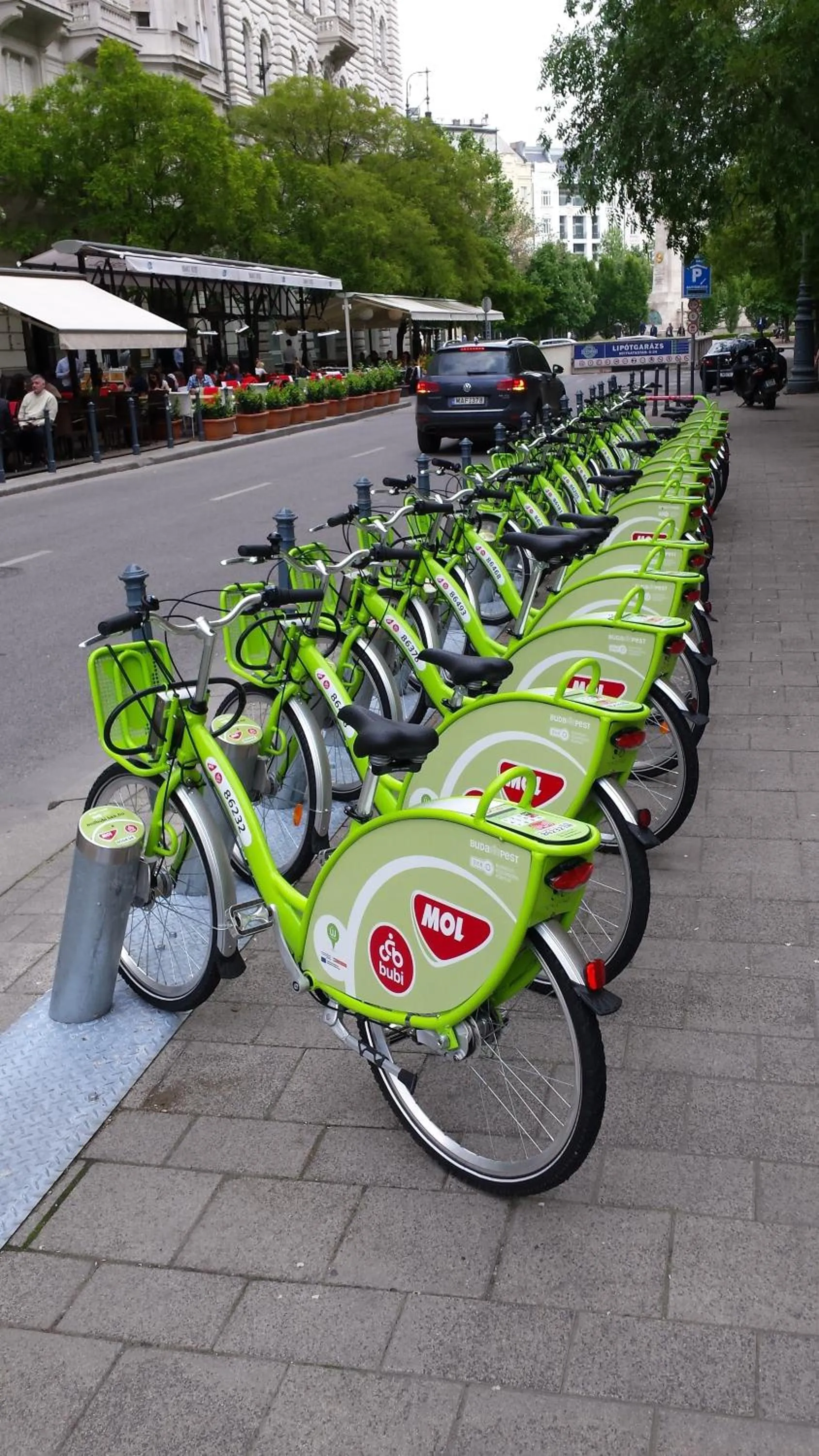 Cycling in Anabelle Bed and Budapest