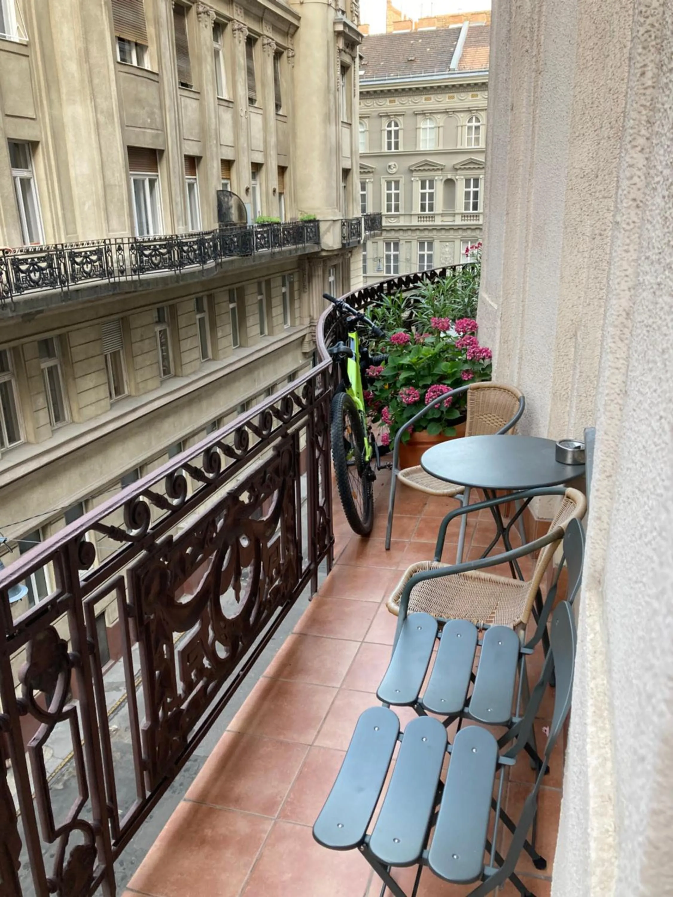 Balcony/Terrace in Anabelle Bed and Budapest