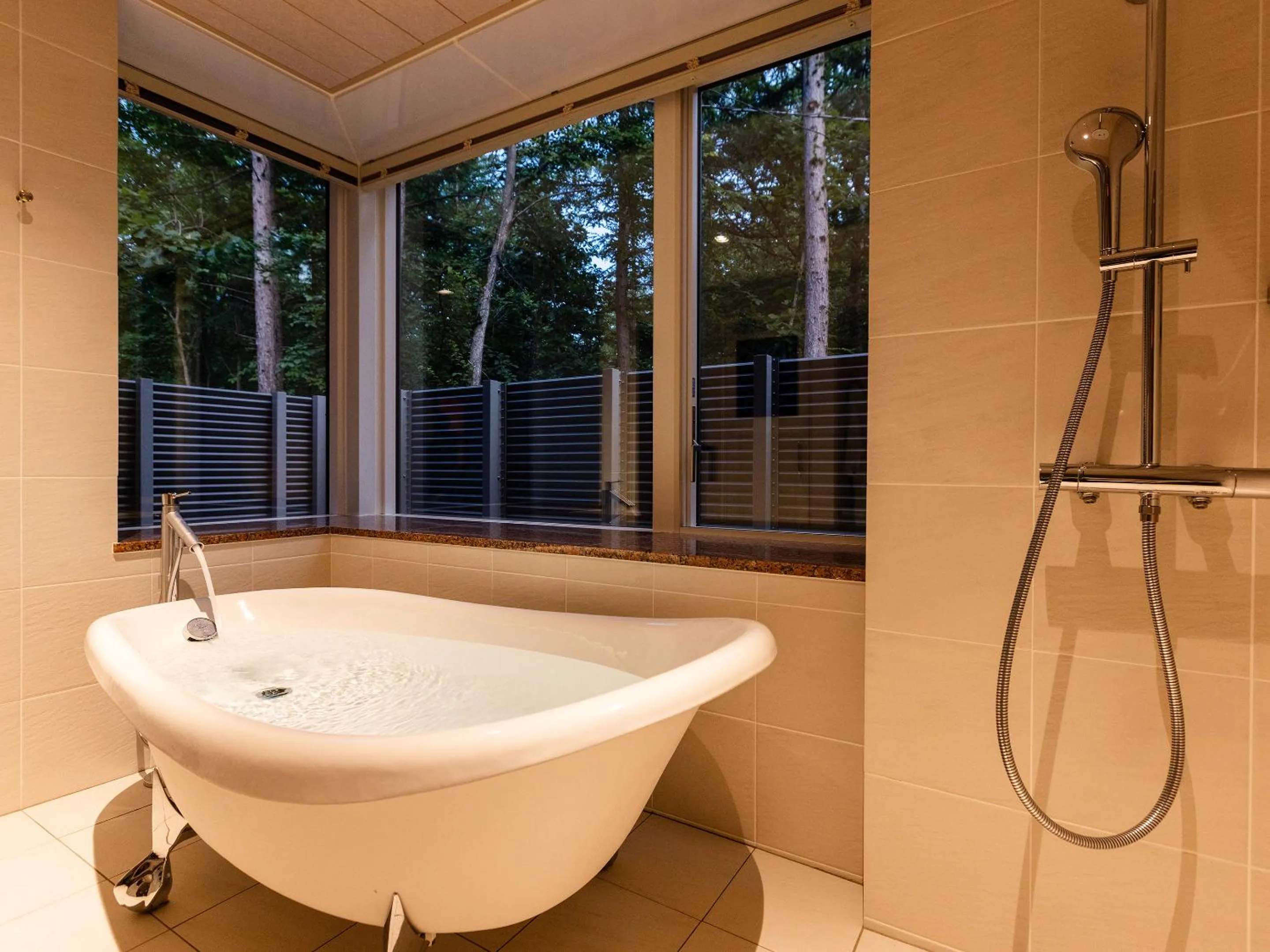 Shower in Tokachi Nakasatsunai Glamping Resort Feriendorf