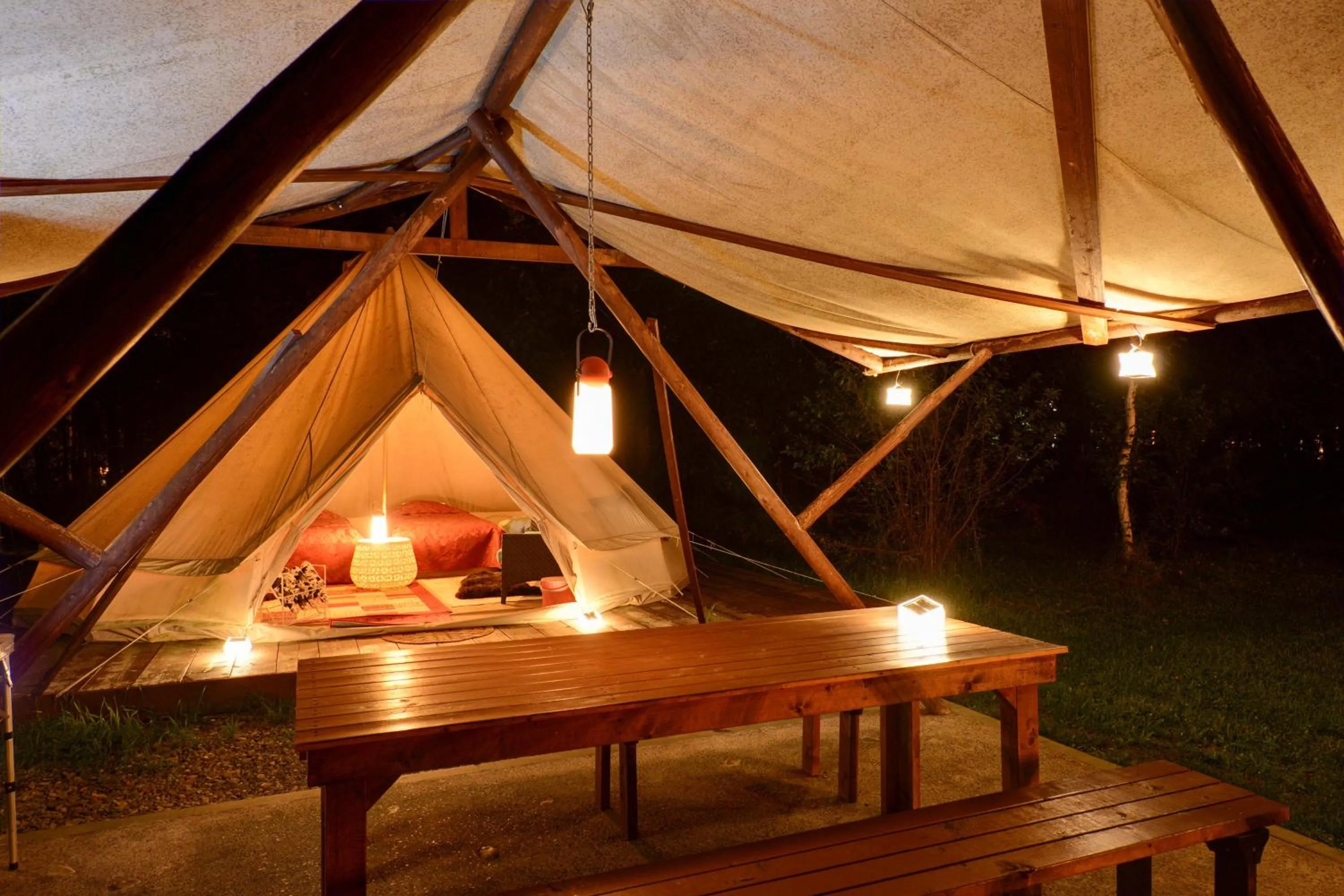 Photo of the whole room in Tokachi Nakasatsunai Glamping Resort Feriendorf