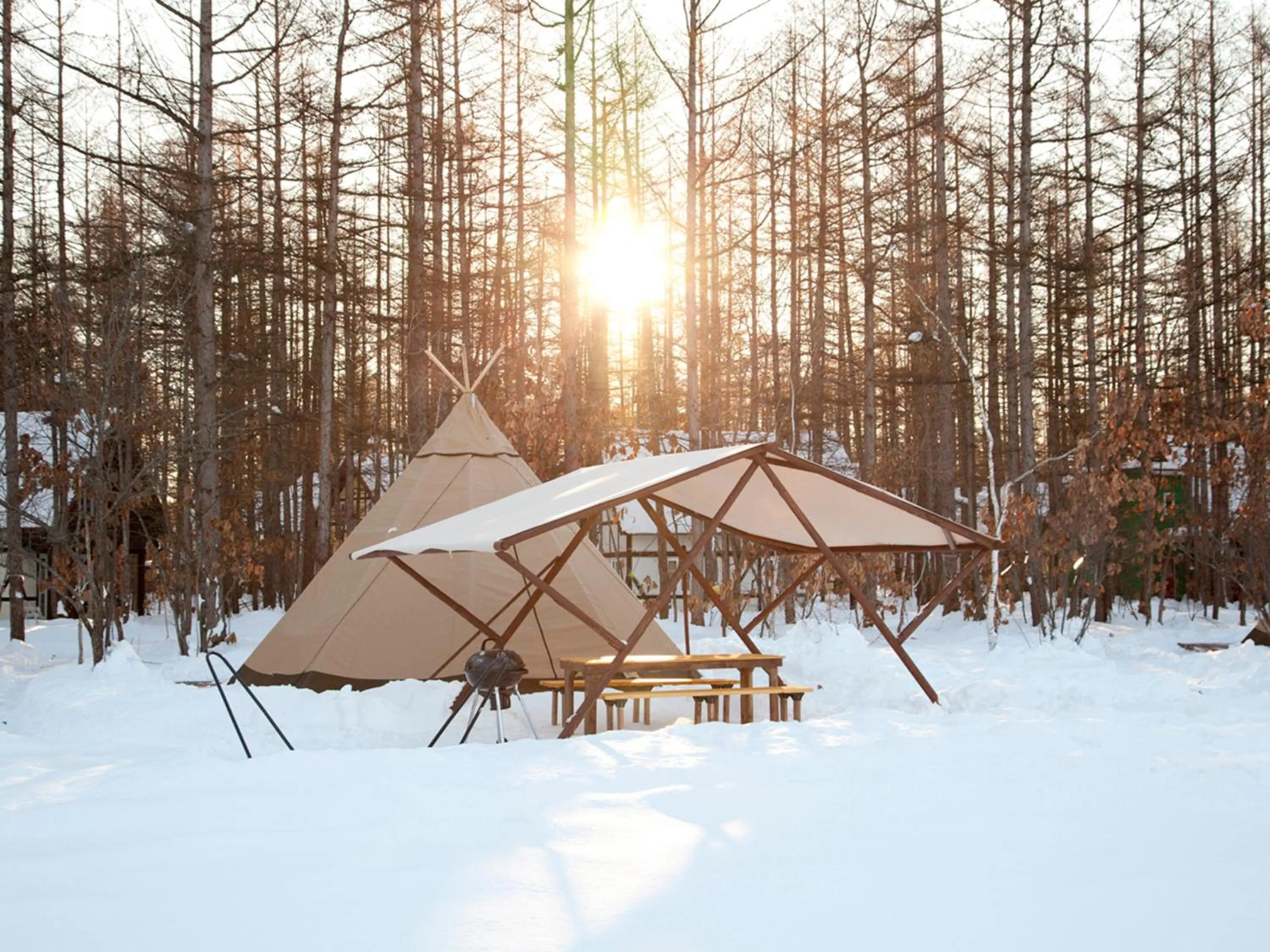 Facade/entrance in Tokachi Nakasatsunai Glamping Resort Feriendorf