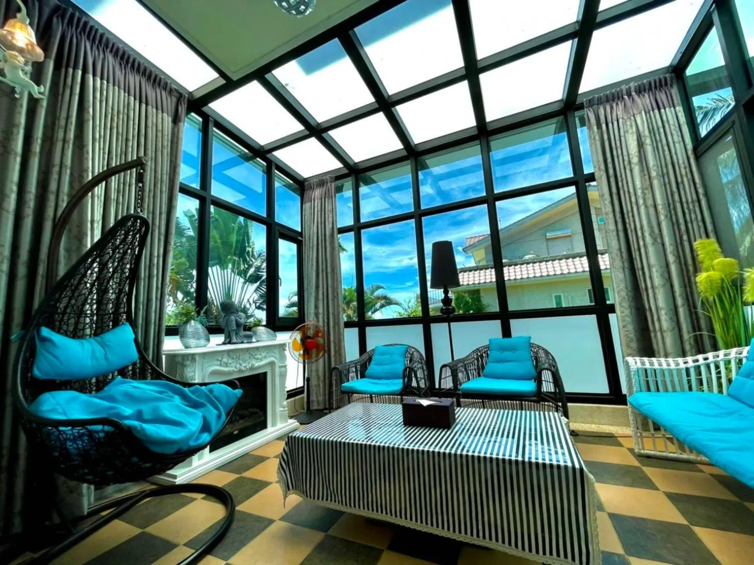 Balcony/Terrace in White Palace B&B