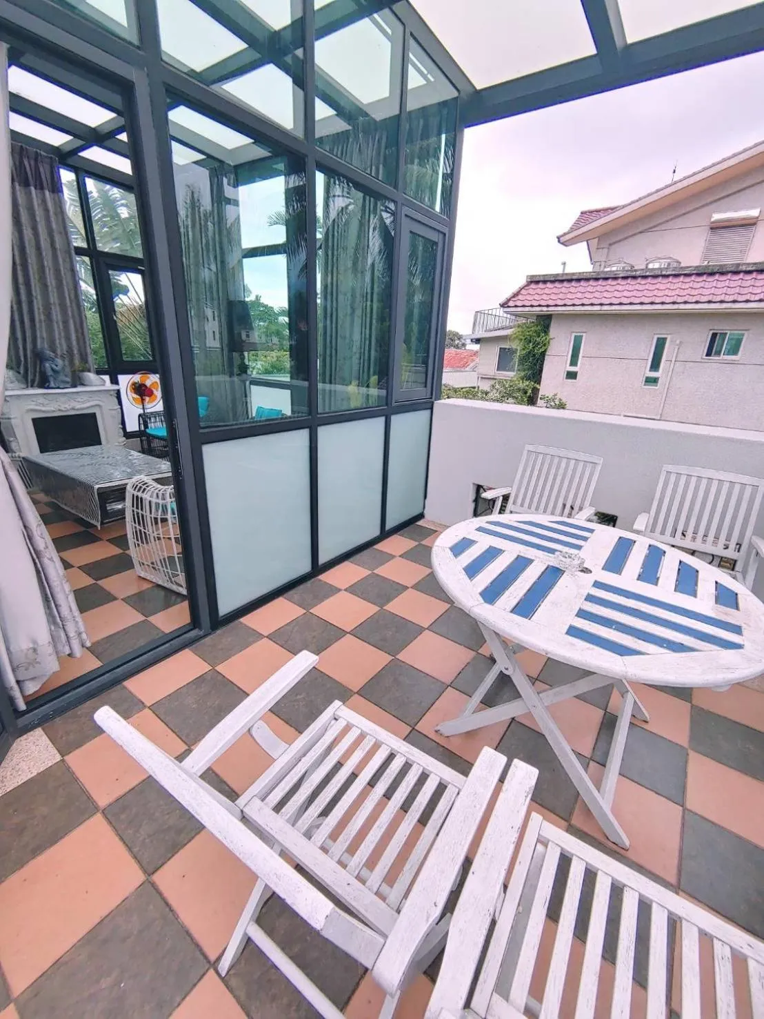 Balcony/Terrace in White Palace B&B