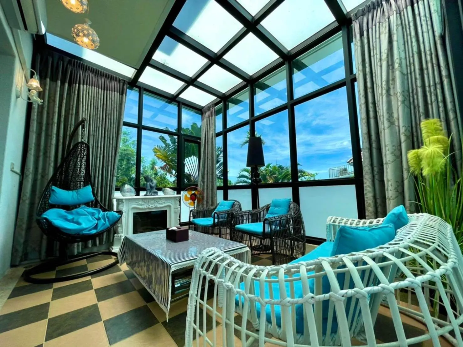 Seating area in White Palace B&B