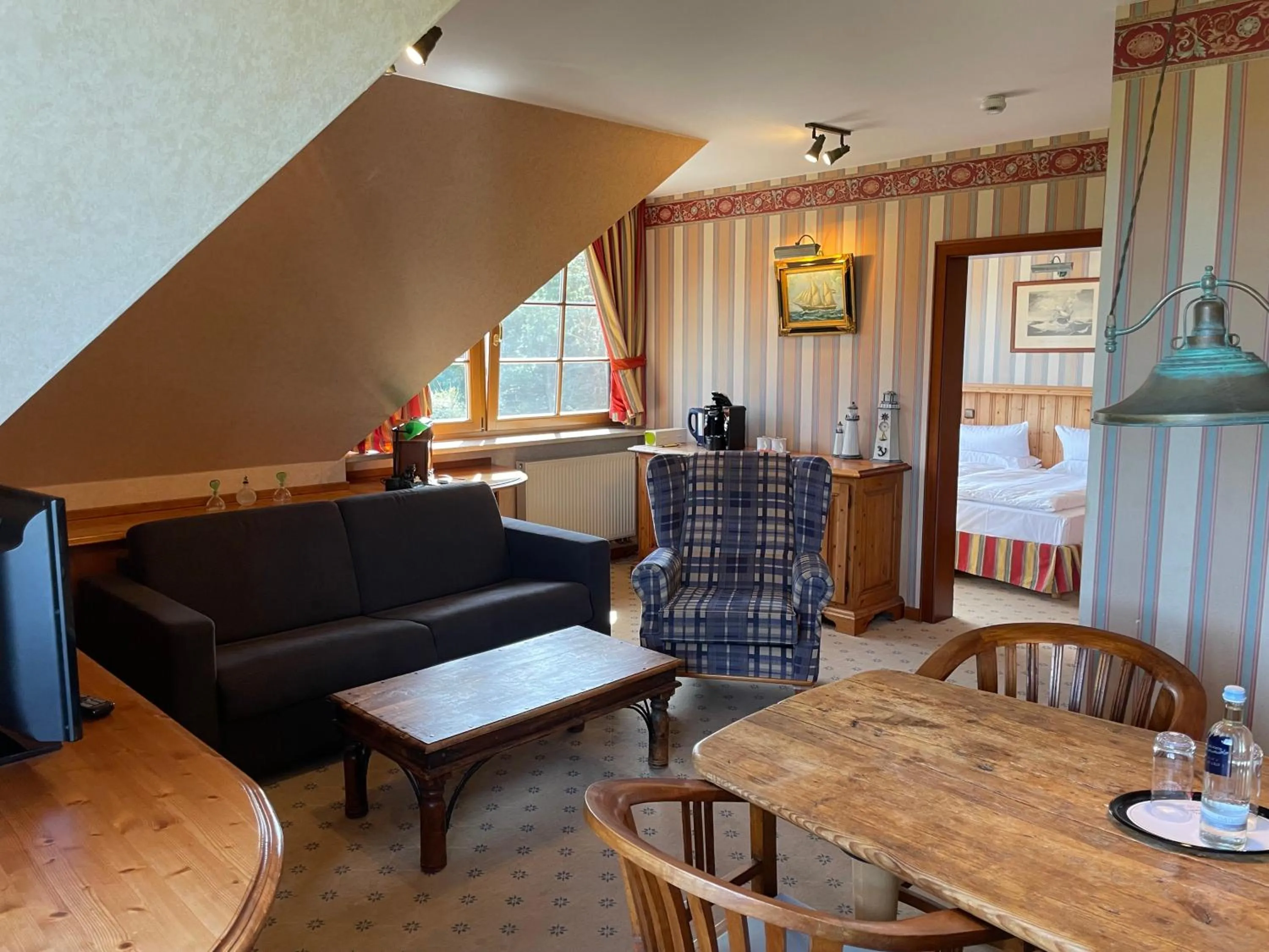 Living room in Moby Dick Hotel & Ferienwohnungen