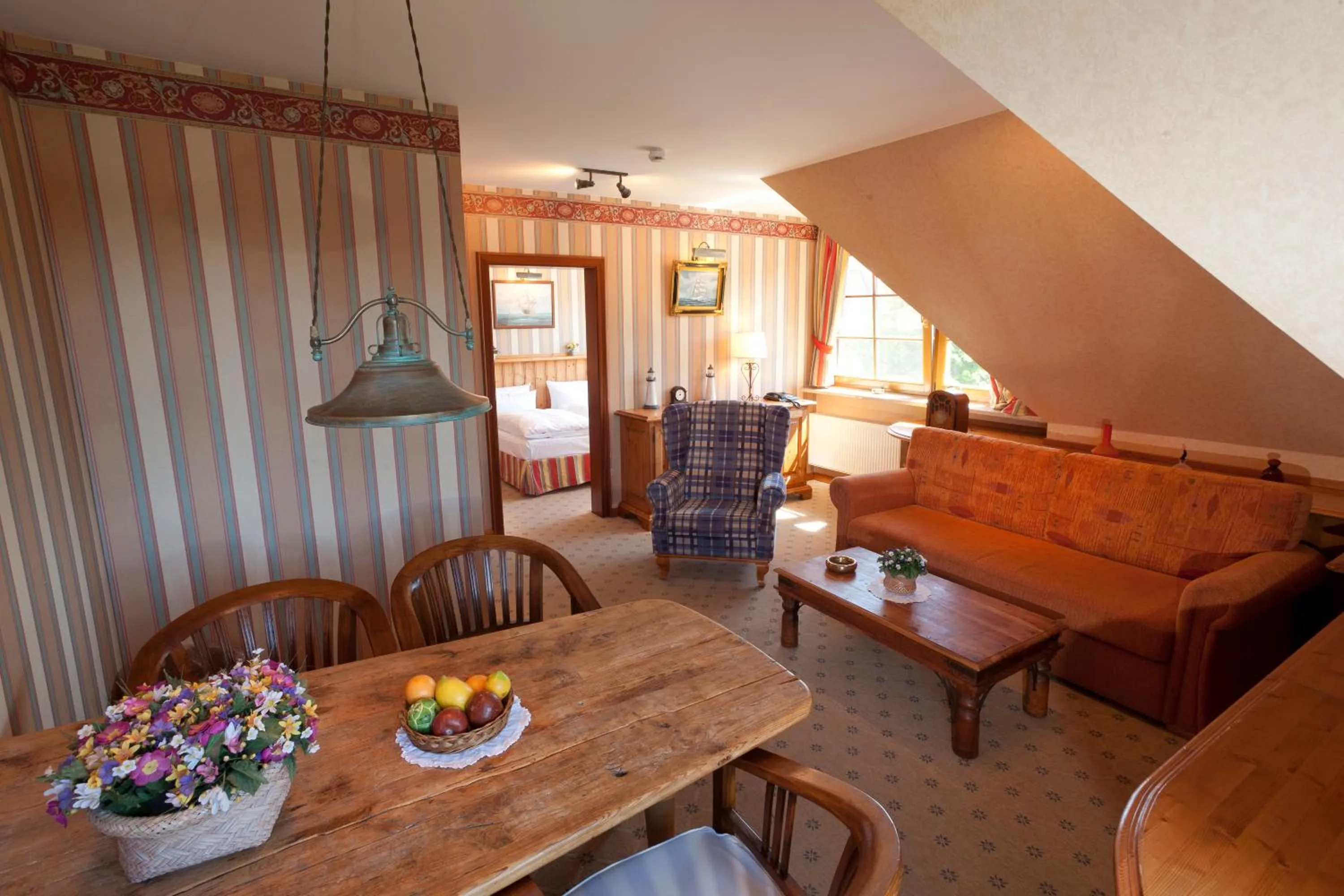 Living room in Moby Dick Hotel & Ferienwohnungen