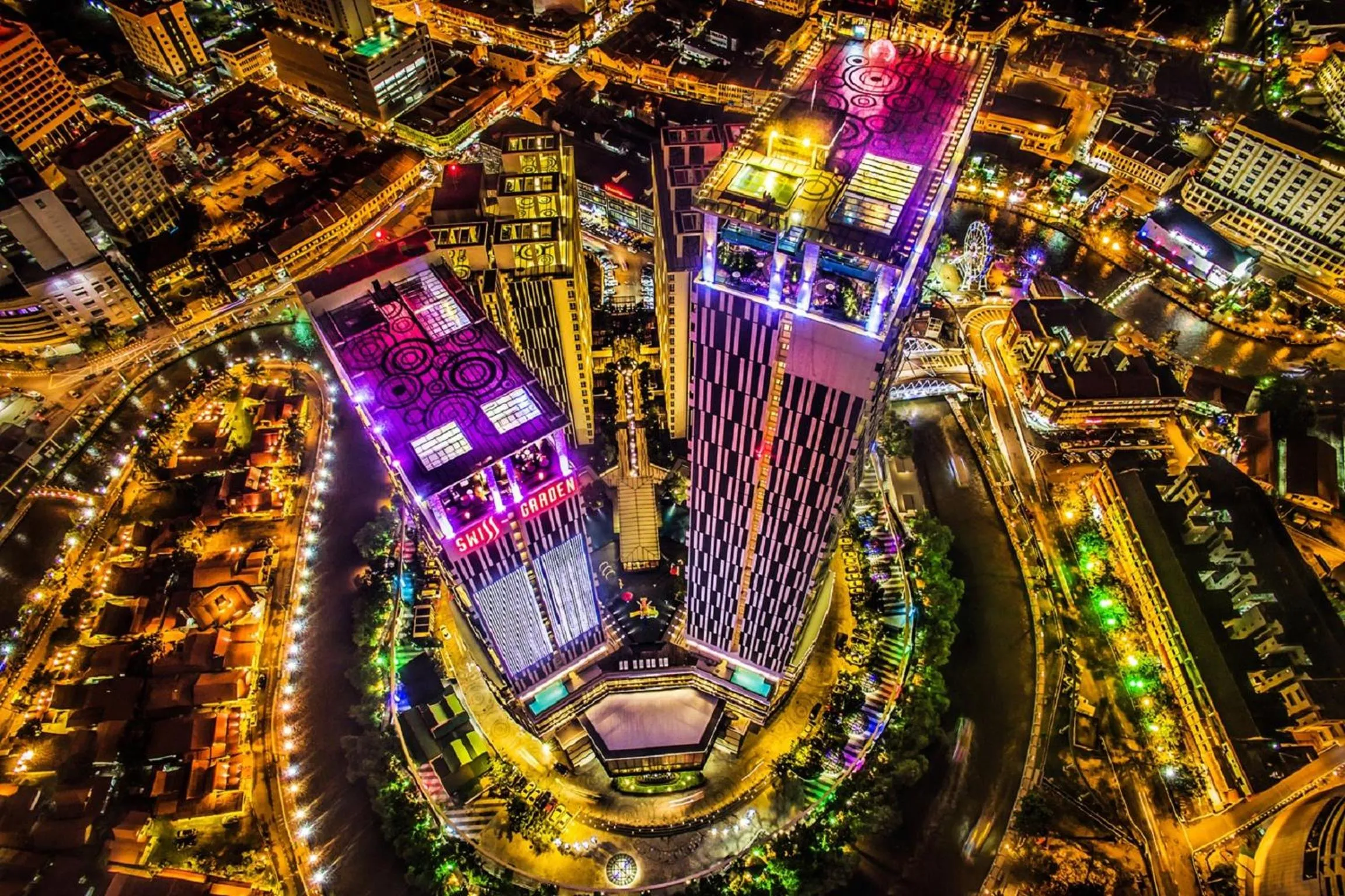 Bird's eye view in Swiss-Garden Hotel Melaka