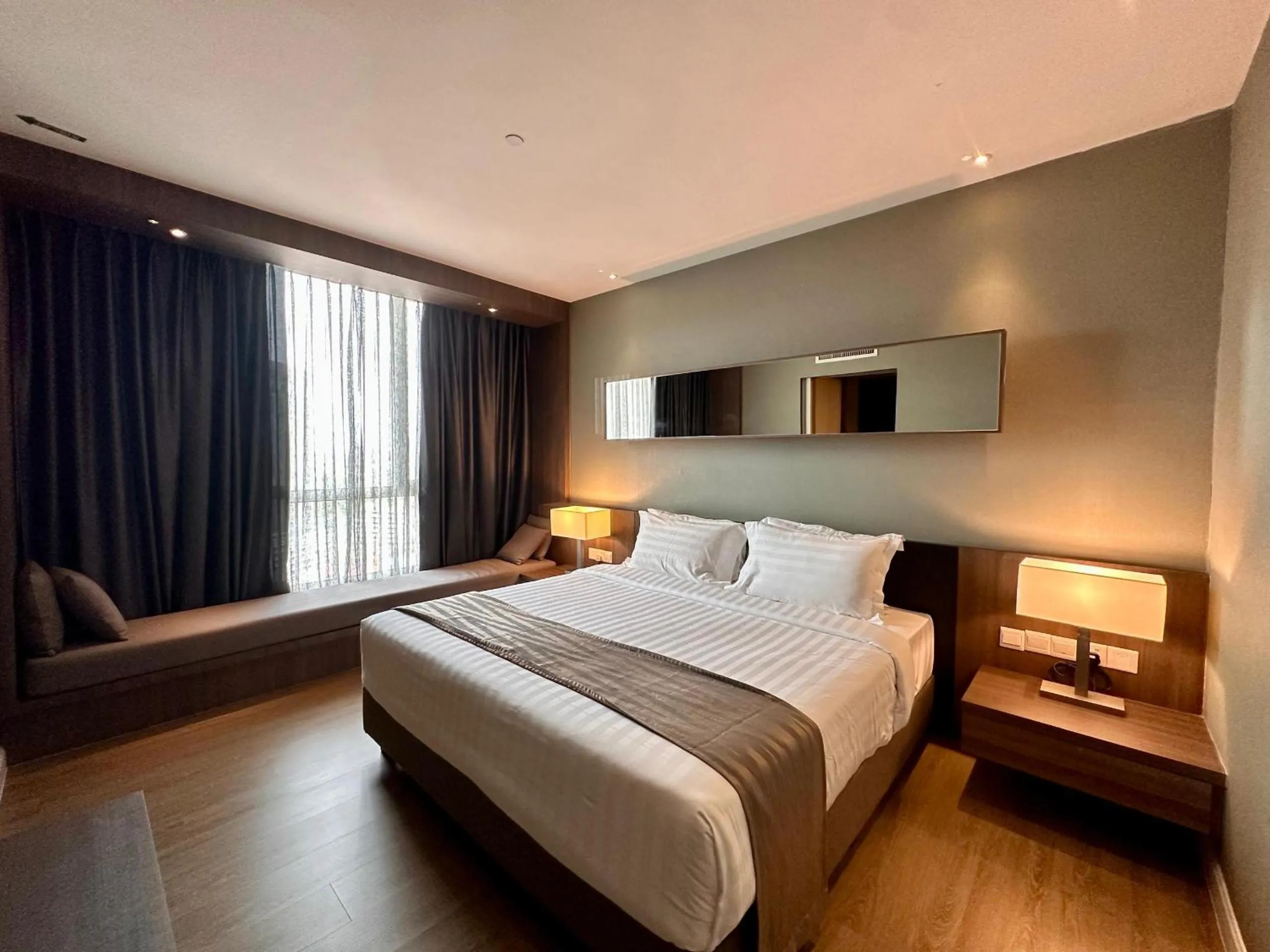 Bed in Swiss-Garden Hotel Melaka