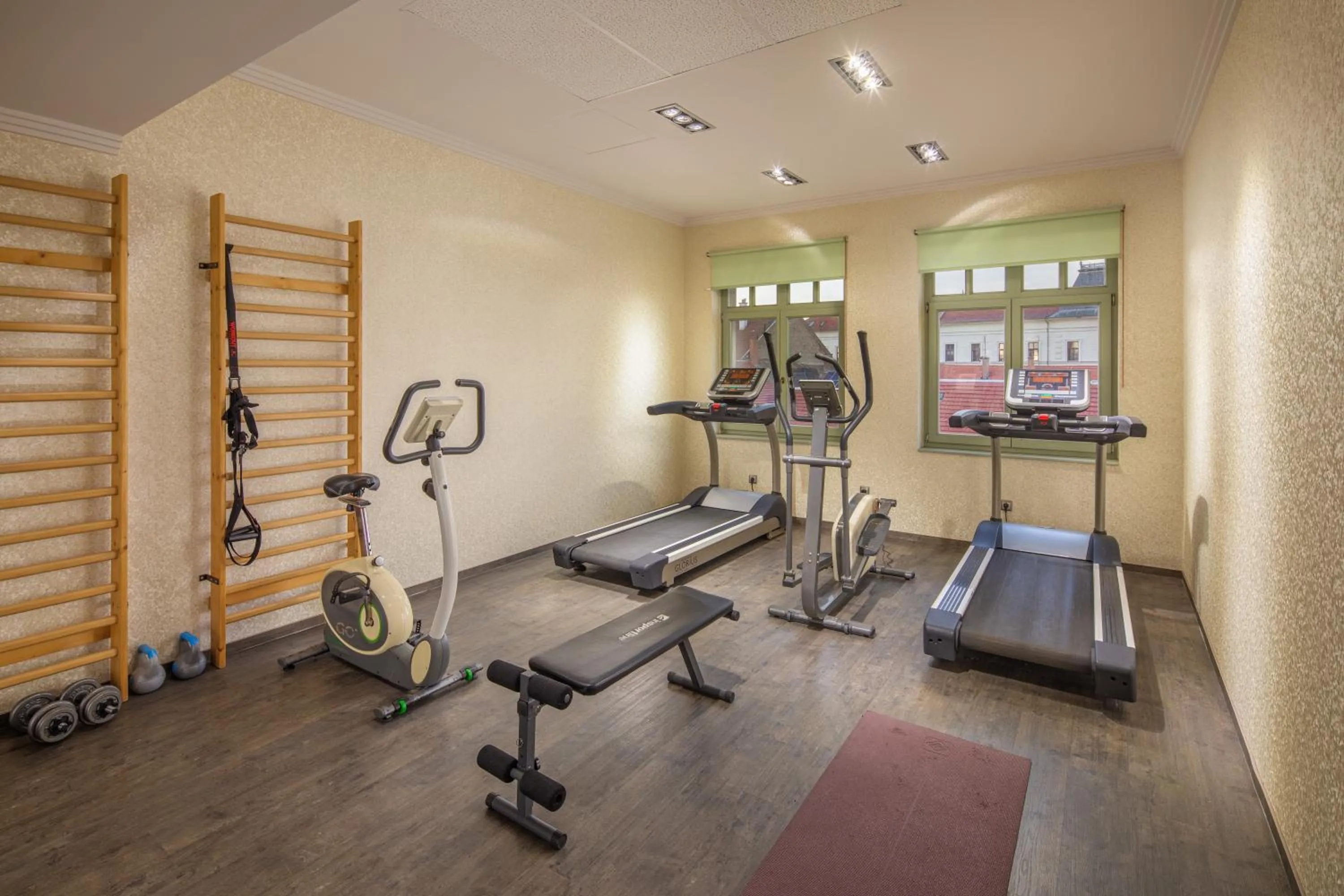 Fitness centre/facilities in Grand Hotel Glorius Makó