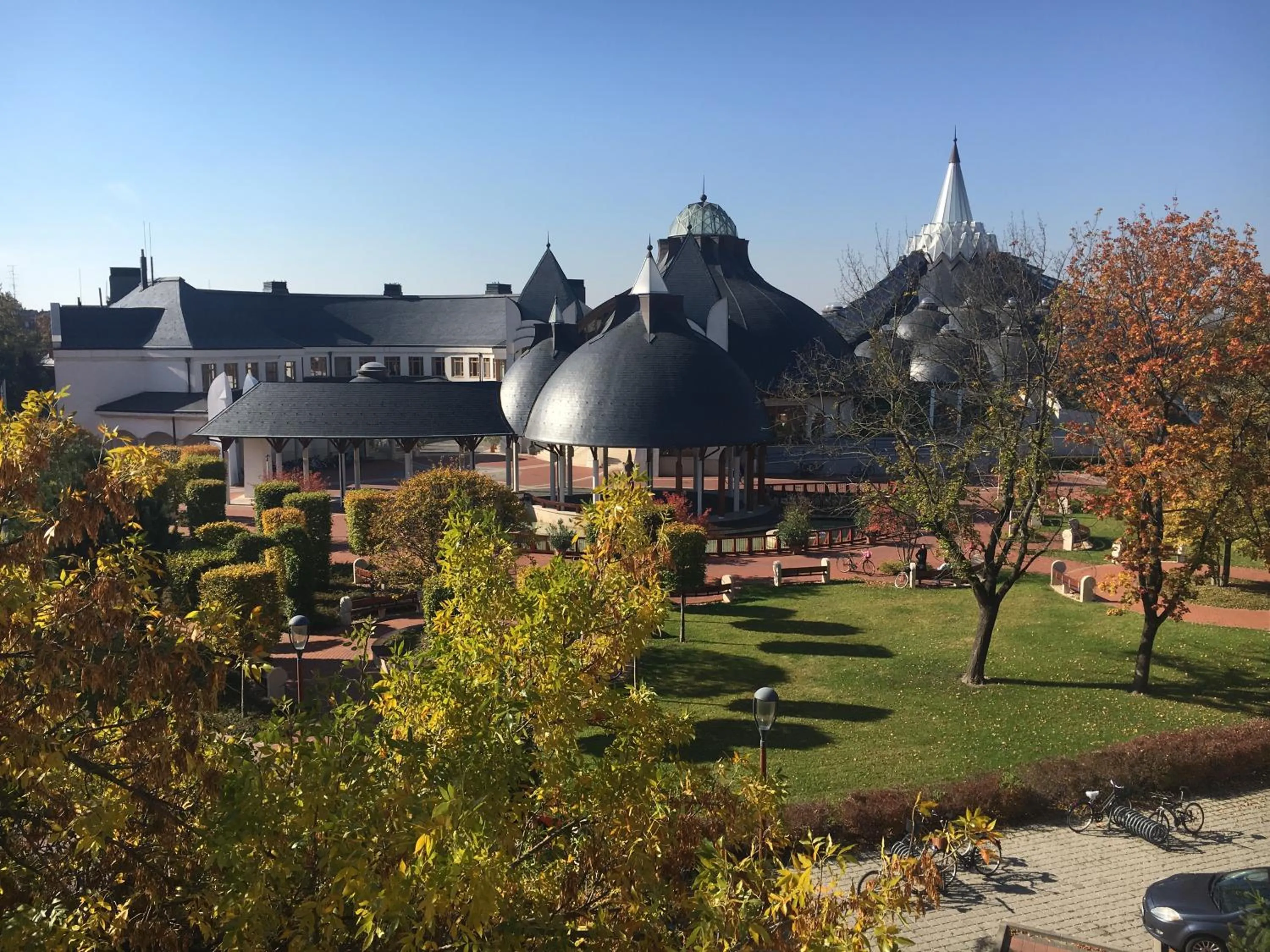 Fitness centre/facilities in Grand Hotel Glorius Makó