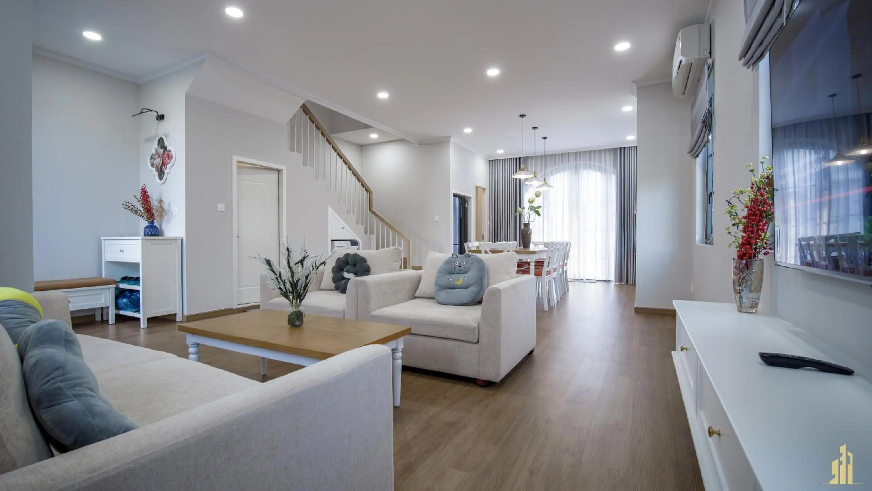 Communal lounge/ TV room in JB. Nguyễn Villa NovaWorld Phan Thiết