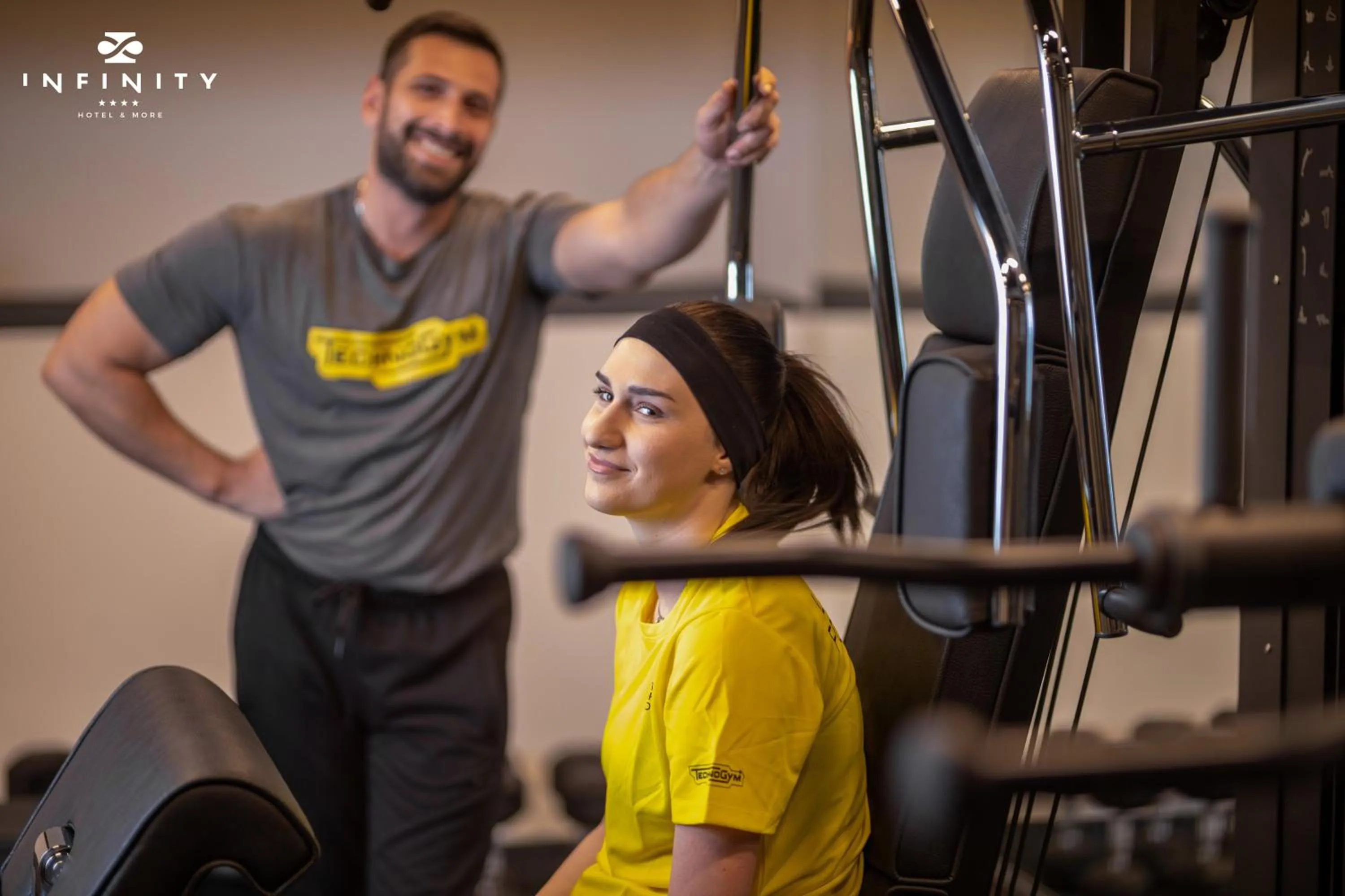 Fitness centre/facilities in Infinity Hotel & More