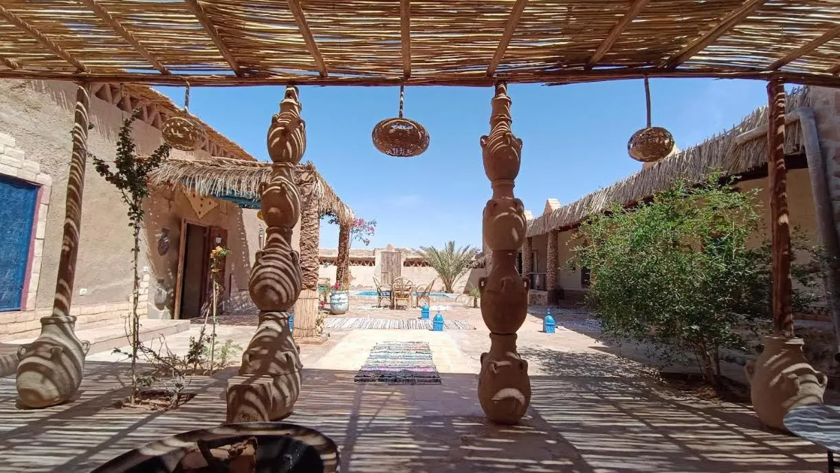 Patio in kasbah luna del sur