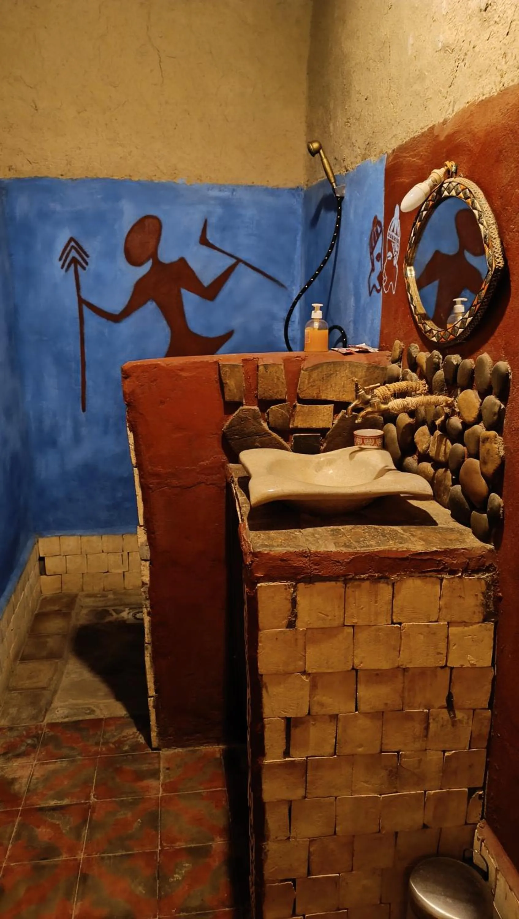 Shower in kasbah luna del sur