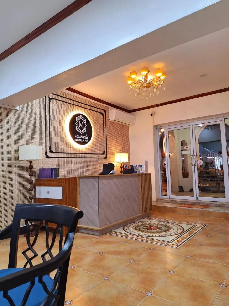 Lobby or reception in Monsane villa