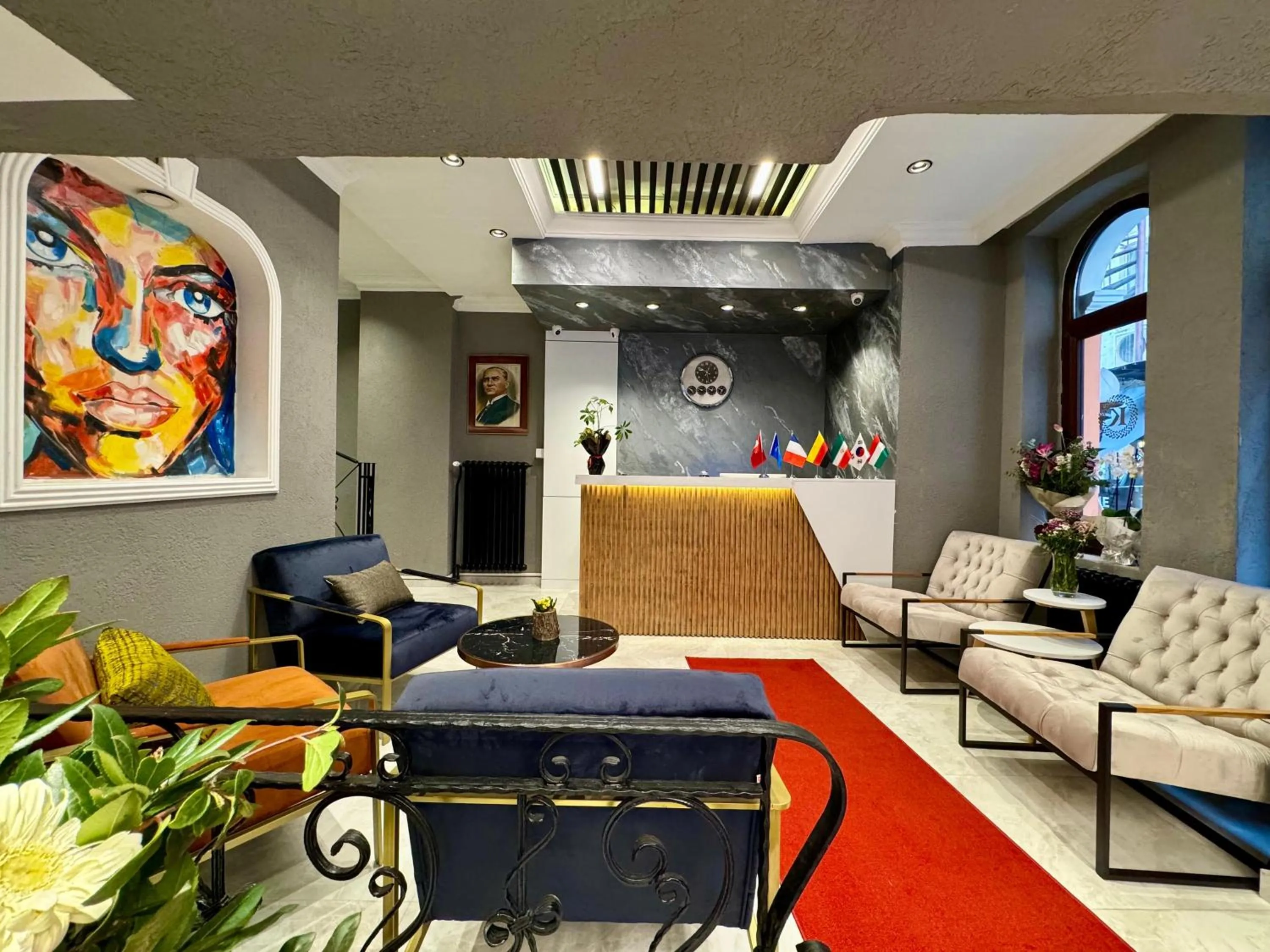 Living room in THE BEYBÛN HOTEL İstiklal Street Taksim