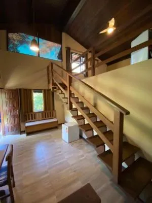 Living room in Pousada Paris Hostelli