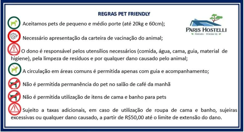pet friendly in Pousada Paris Hostelli