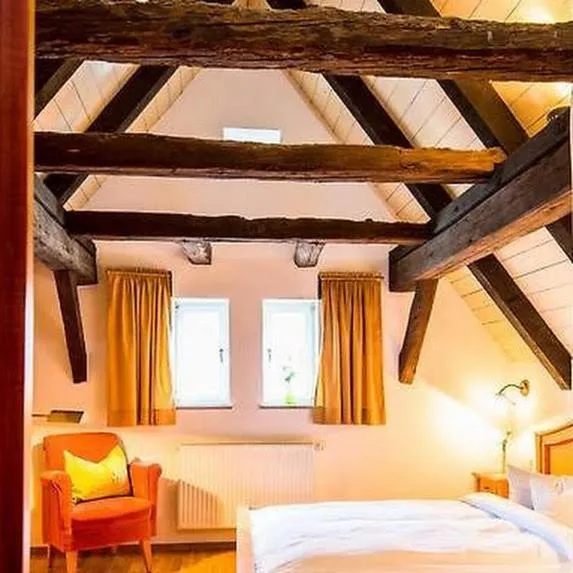 Photo of the whole room, Bed in Boutique- und Businesshotel Herrenküferei