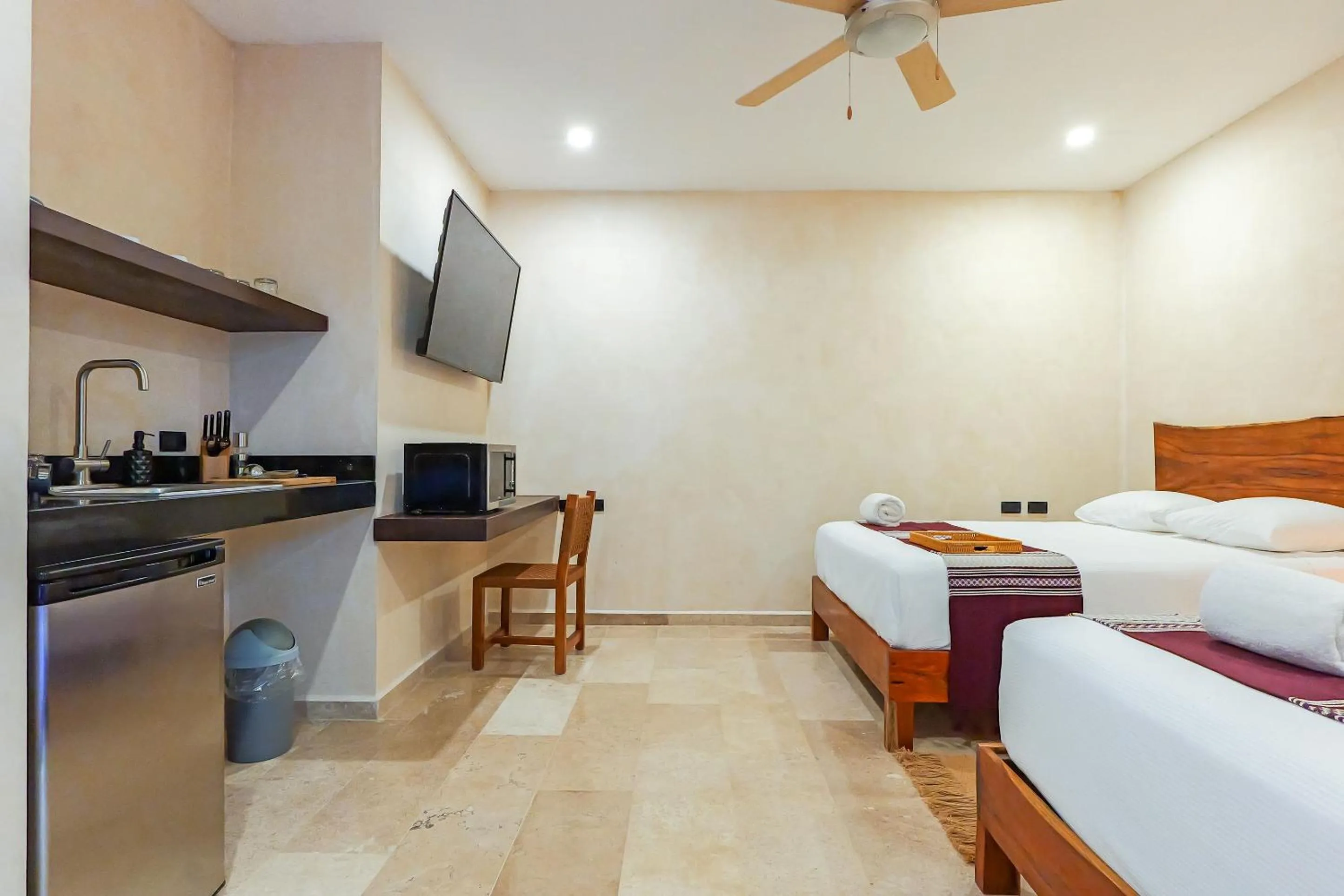 Bed in Calea Tulum Boutique Hotel