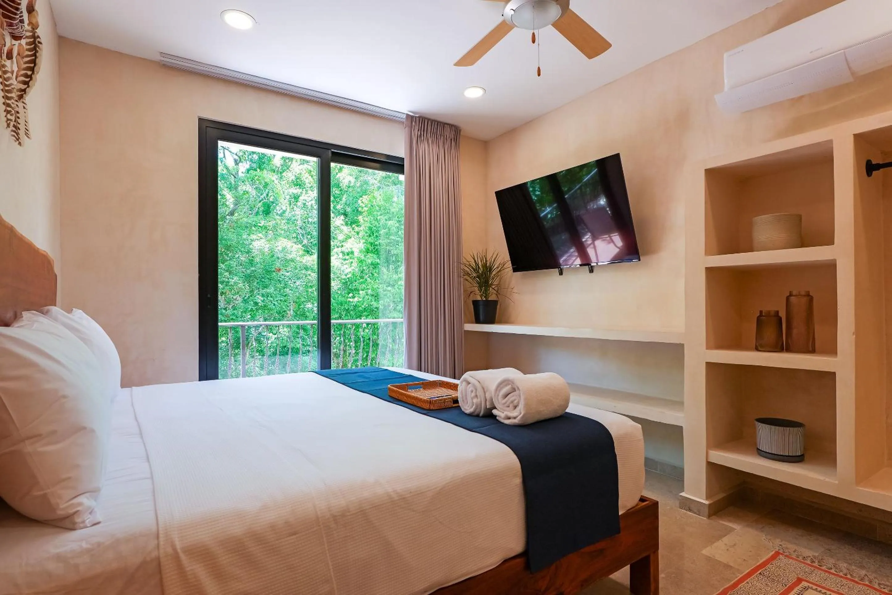 Bed in Calea Tulum Boutique Hotel