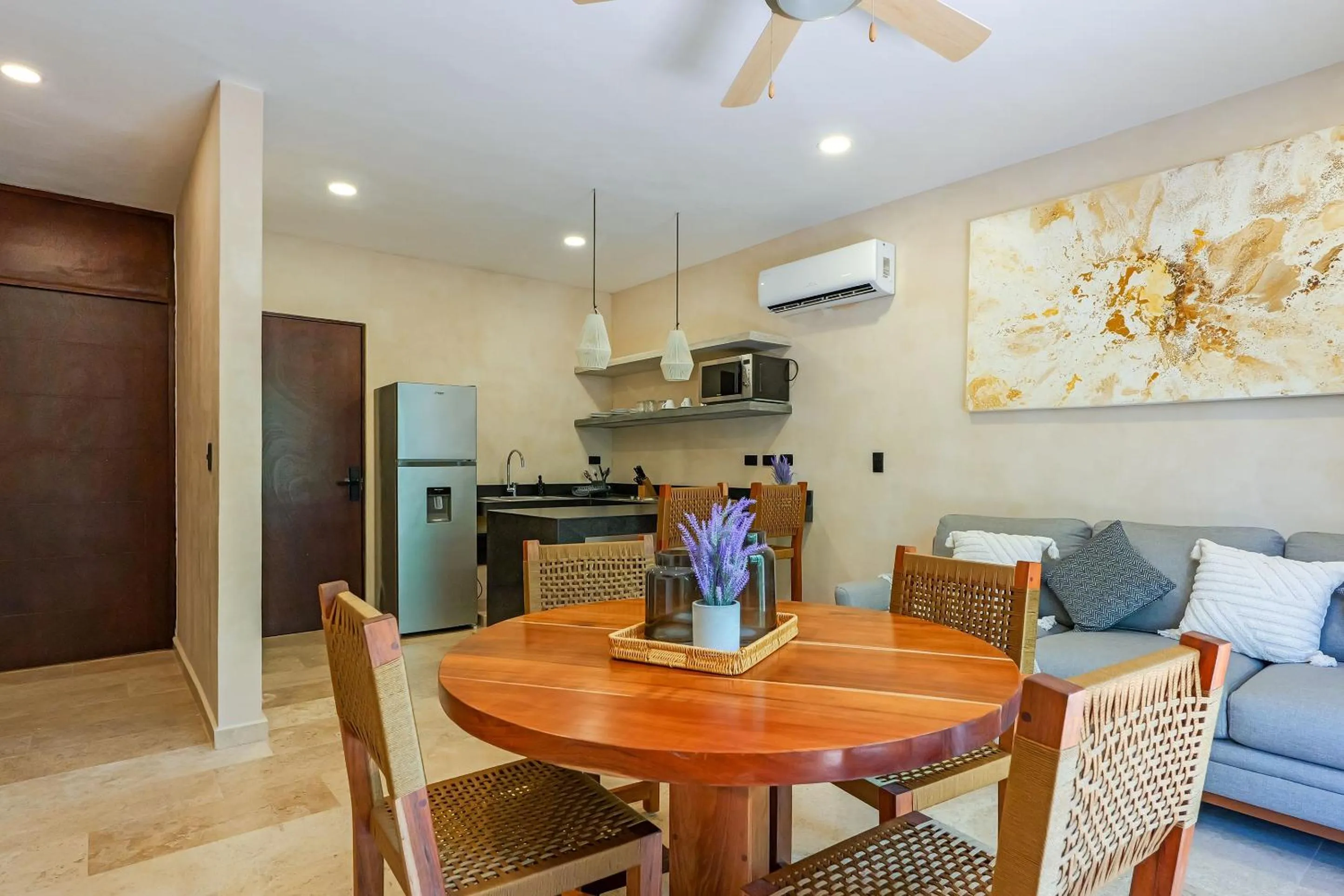 Kitchen or kitchenette in Calea Tulum Boutique Hotel