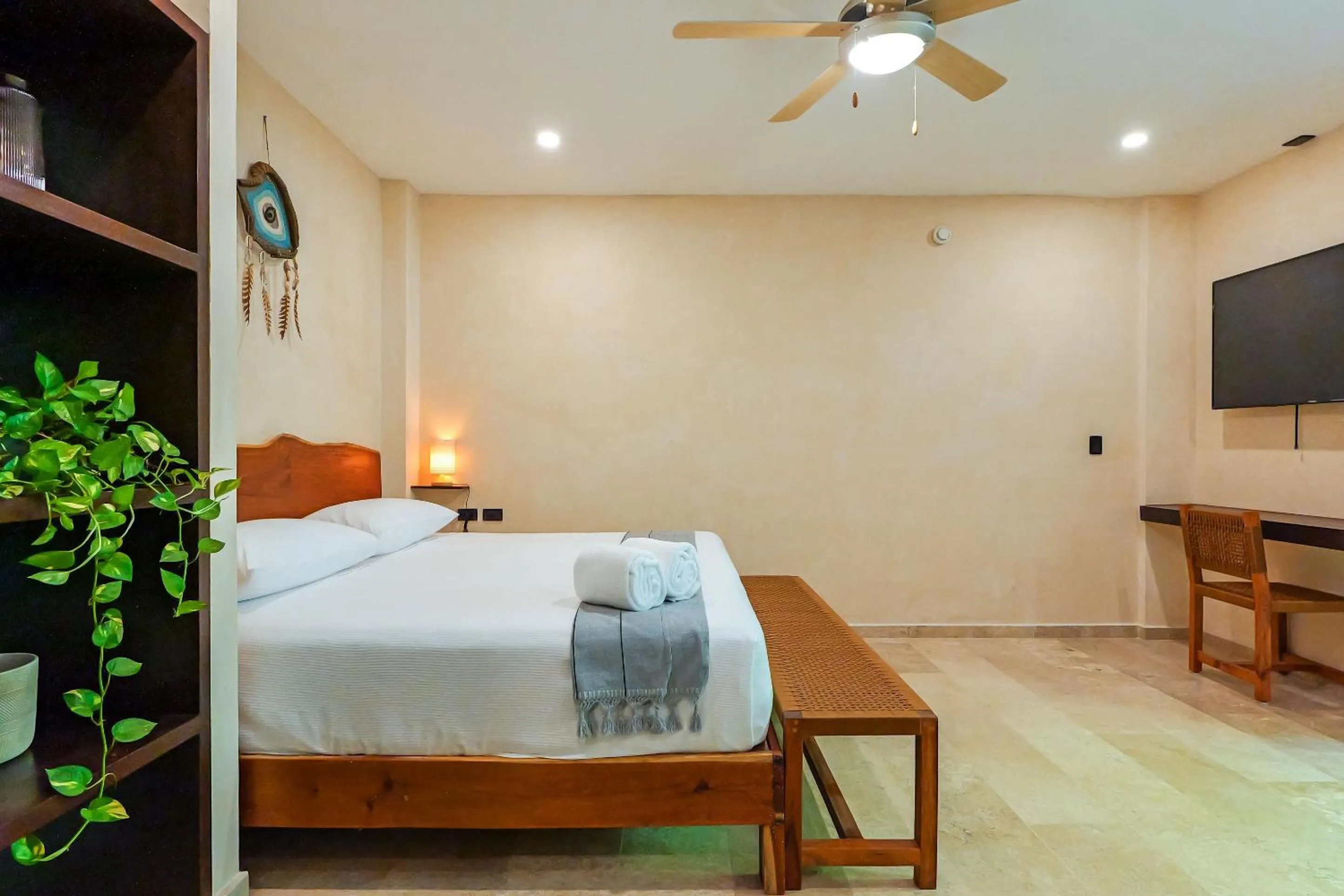 Bed in Calea Tulum Boutique Hotel