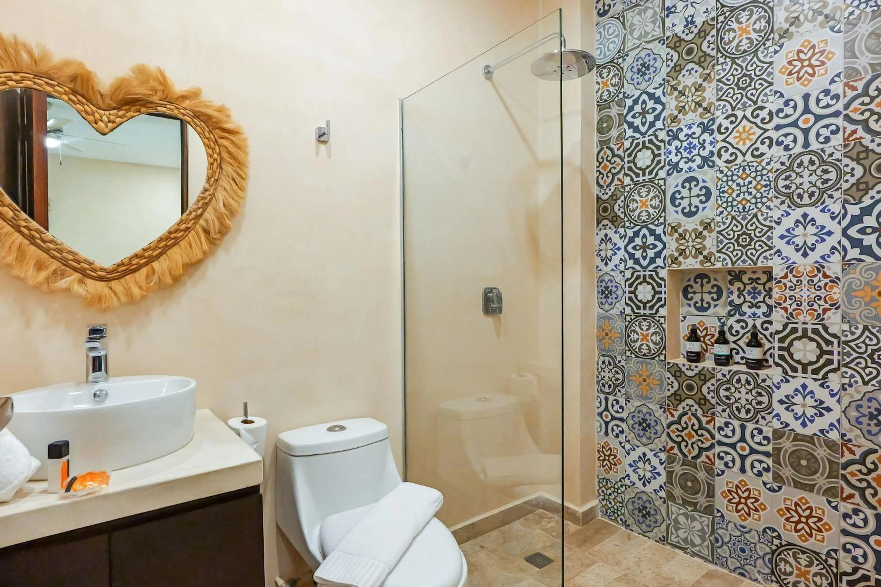 Shower in Calea Tulum Boutique Hotel