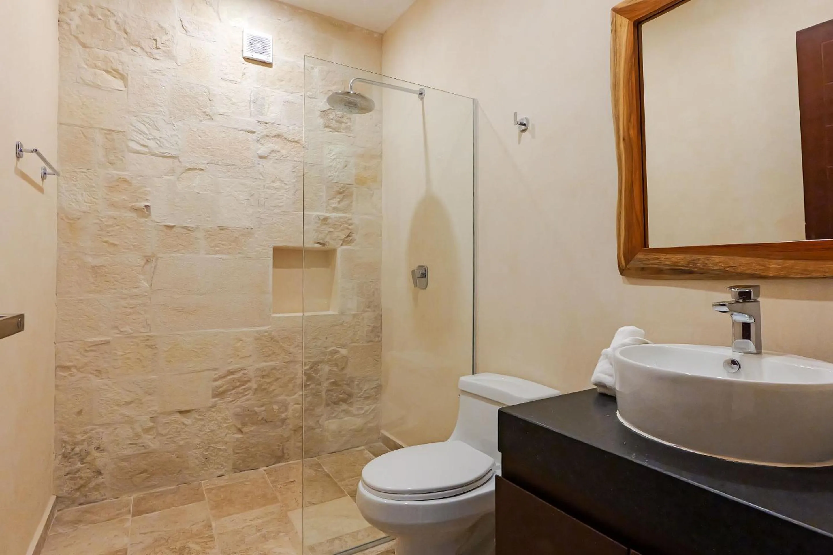 Shower in Calea Tulum Boutique Hotel