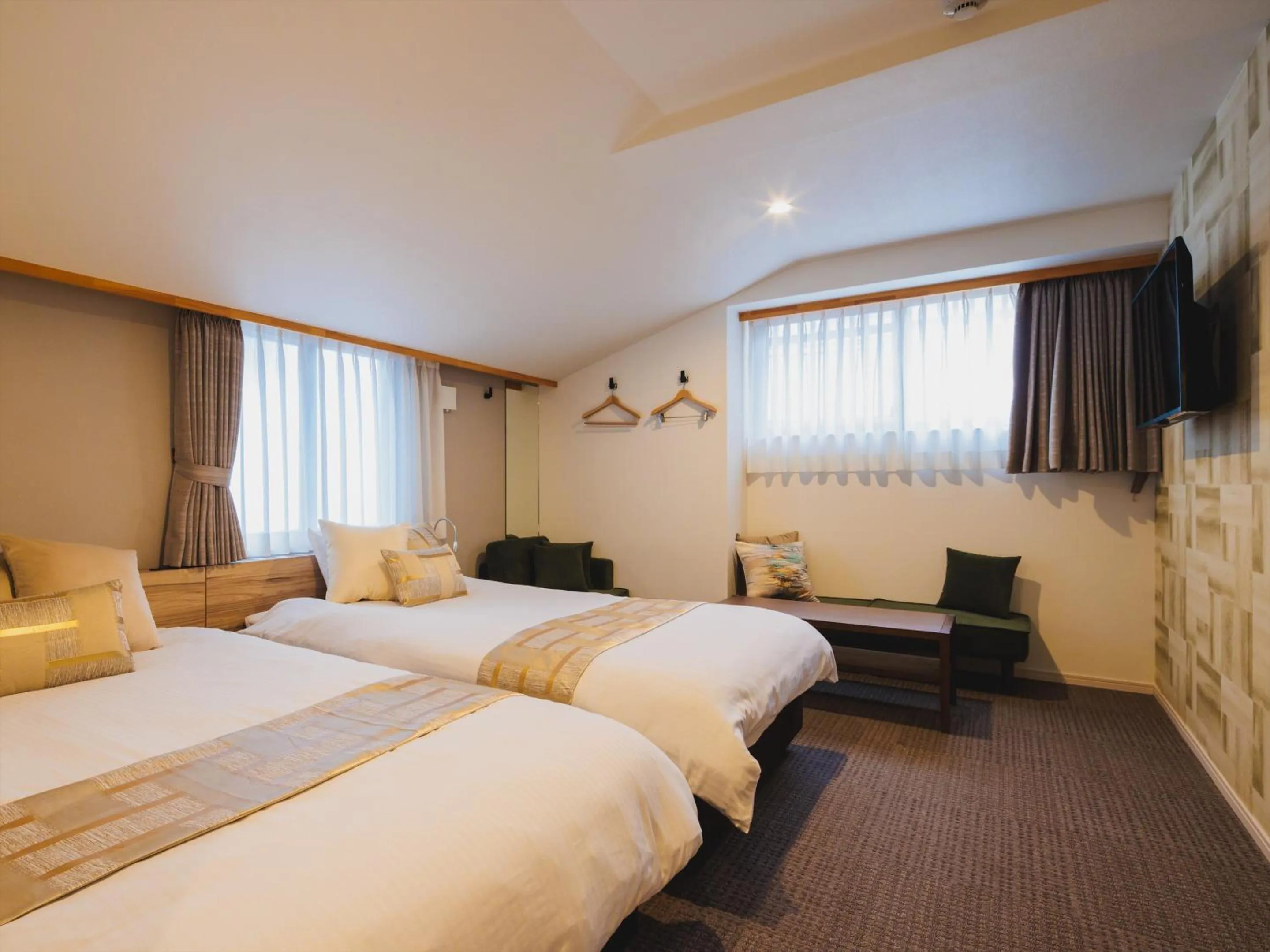 Photo of the whole room, Bed in Giappo Franca Kyoto