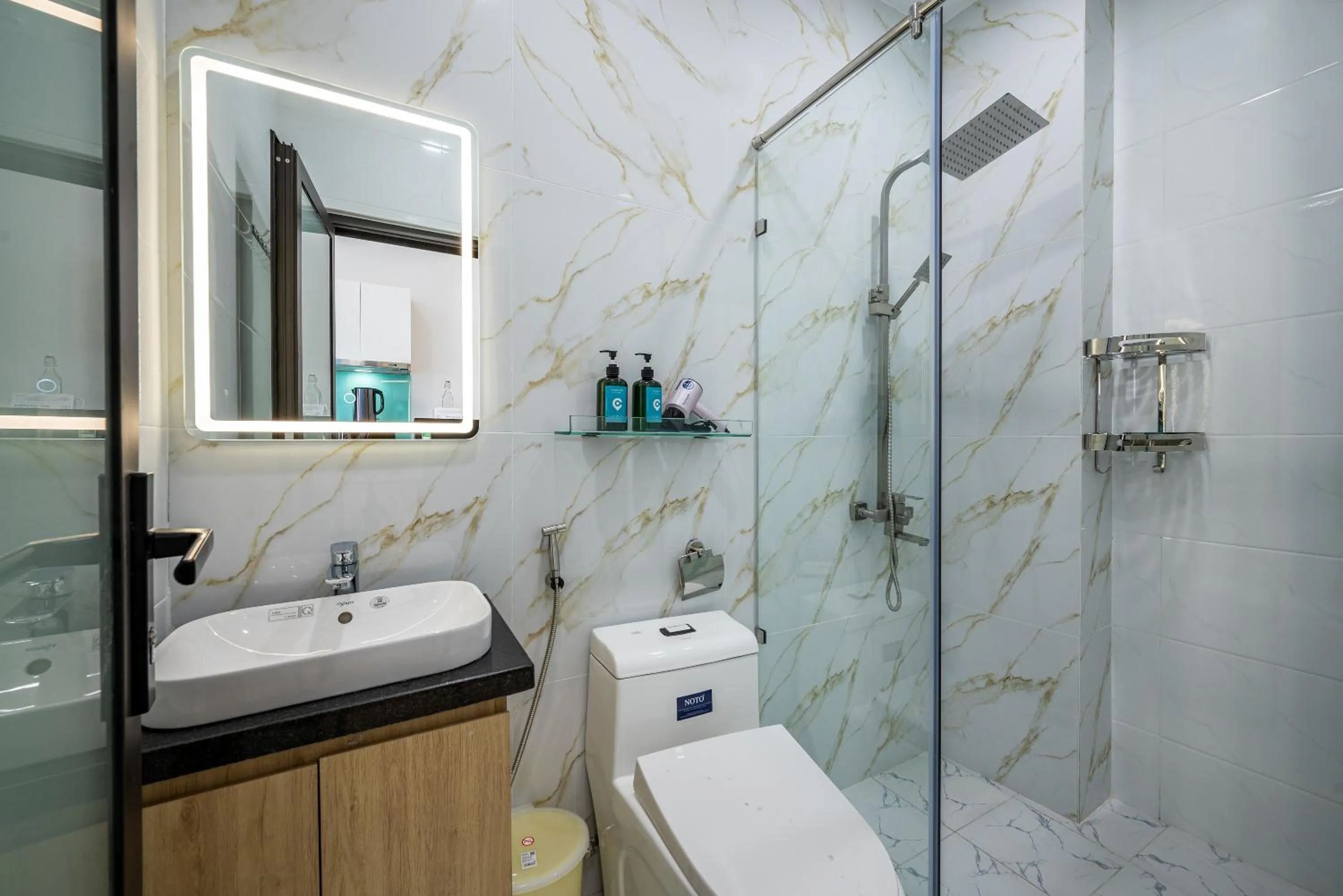 Shower in Cozrum Homes - Selina Residence